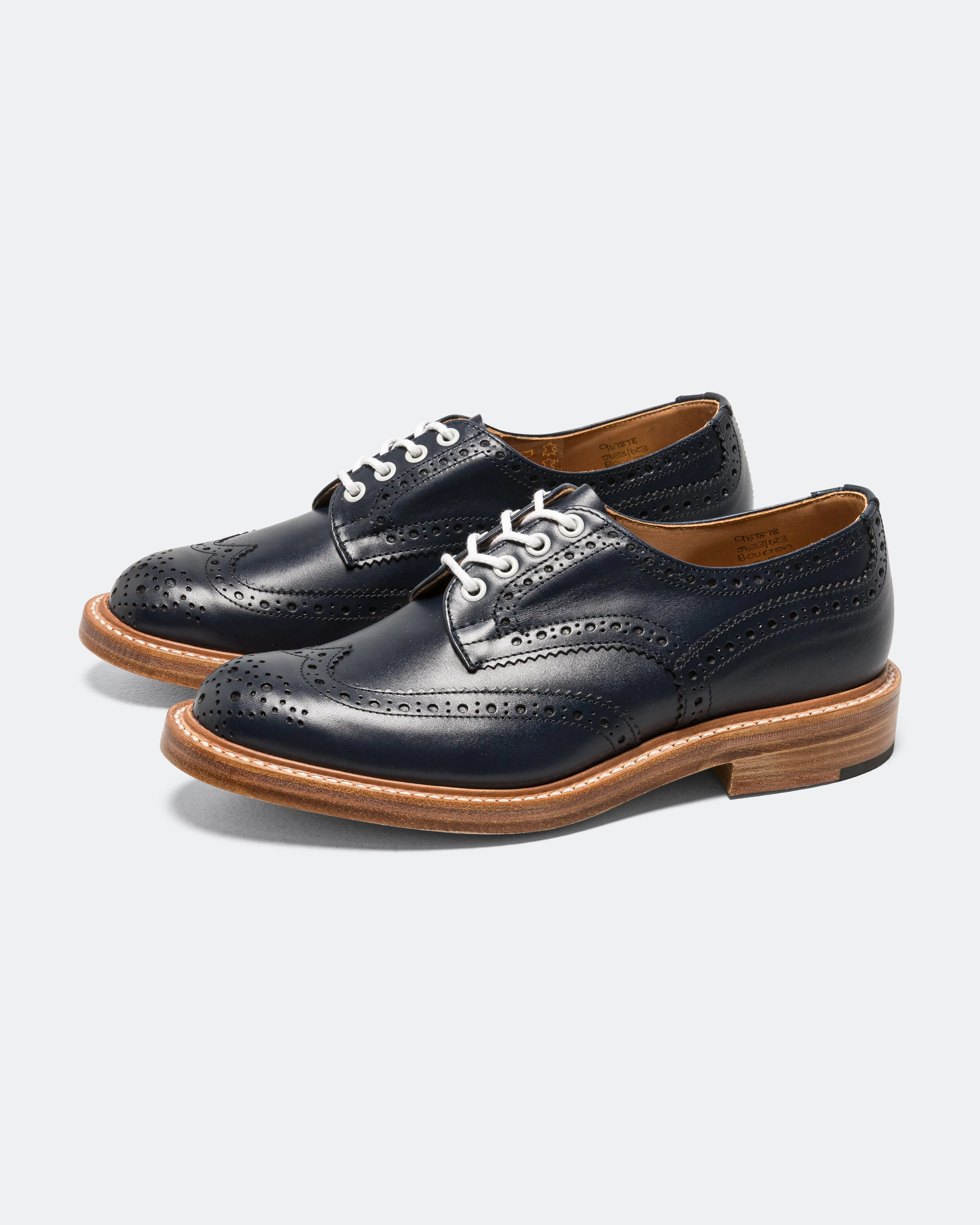 Junya Watanabe MAN Trickers Shoes Calf Derby Brogues x Junya Watanabe Man - Navy