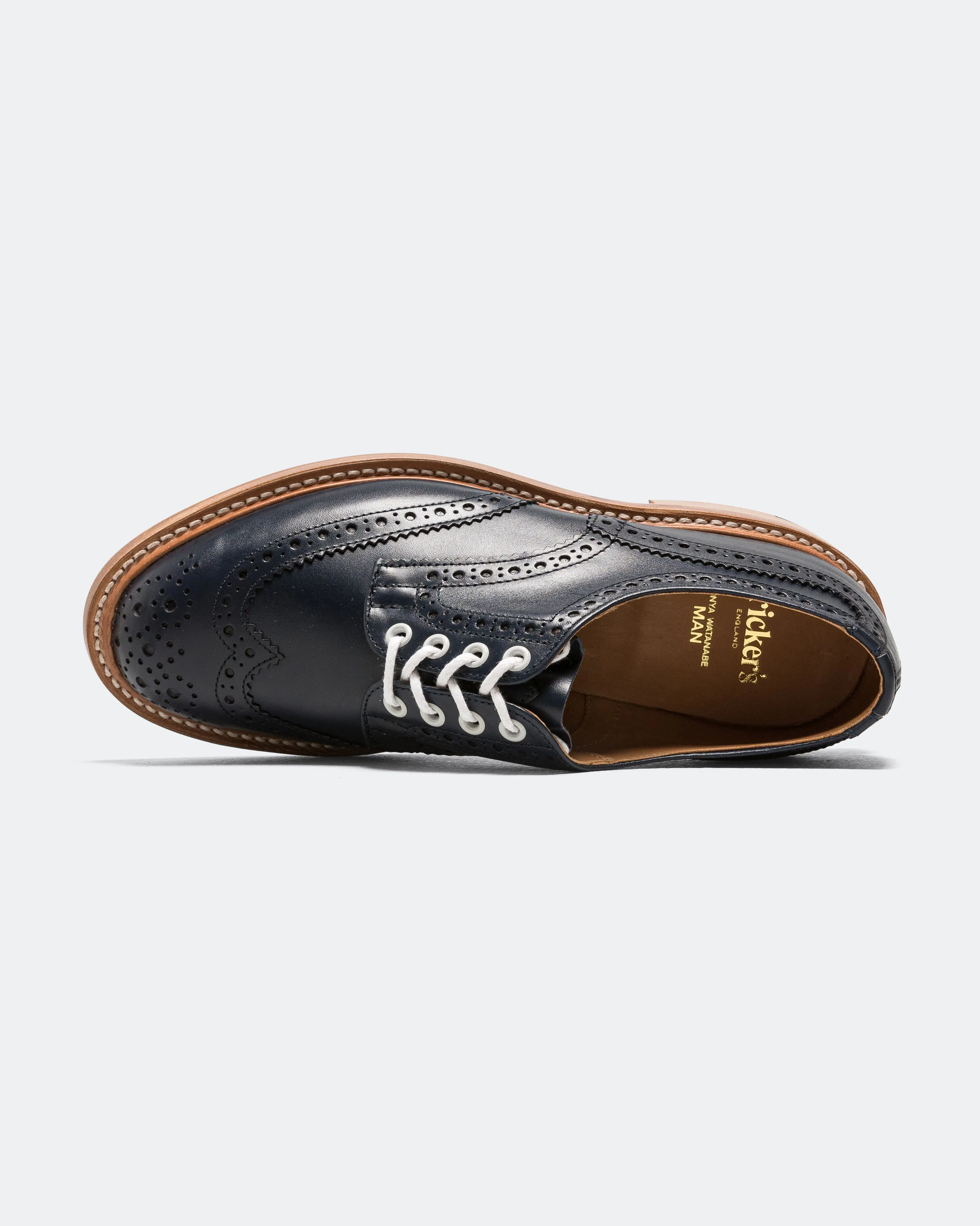 Junya Watanabe MAN Trickers Shoes Calf Derby Brogues x Junya Watanabe Man - Navy