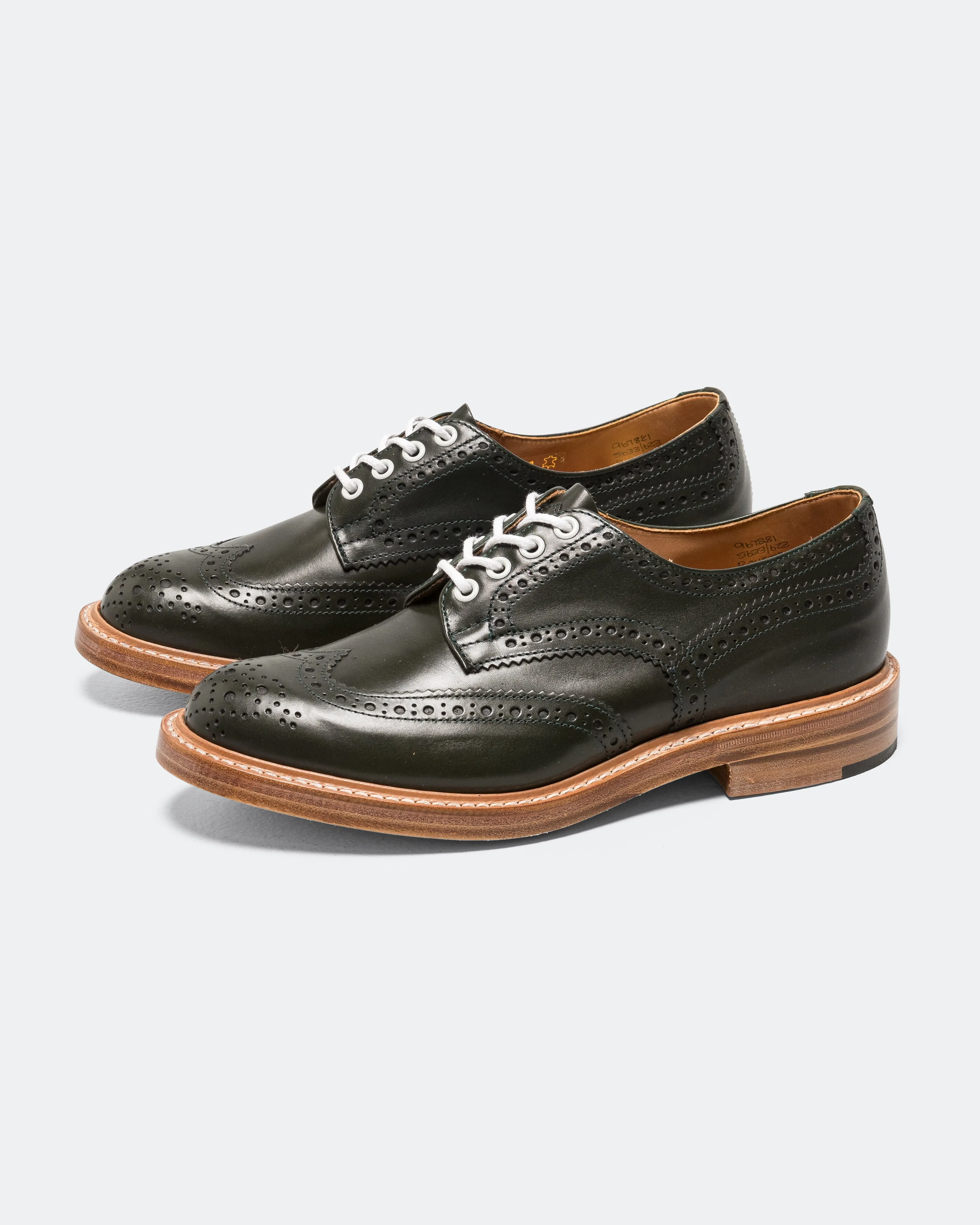 Junya Watanabe MAN Trickers Shoes Calf Derby Brogues x Junya Watanabe Man - Green