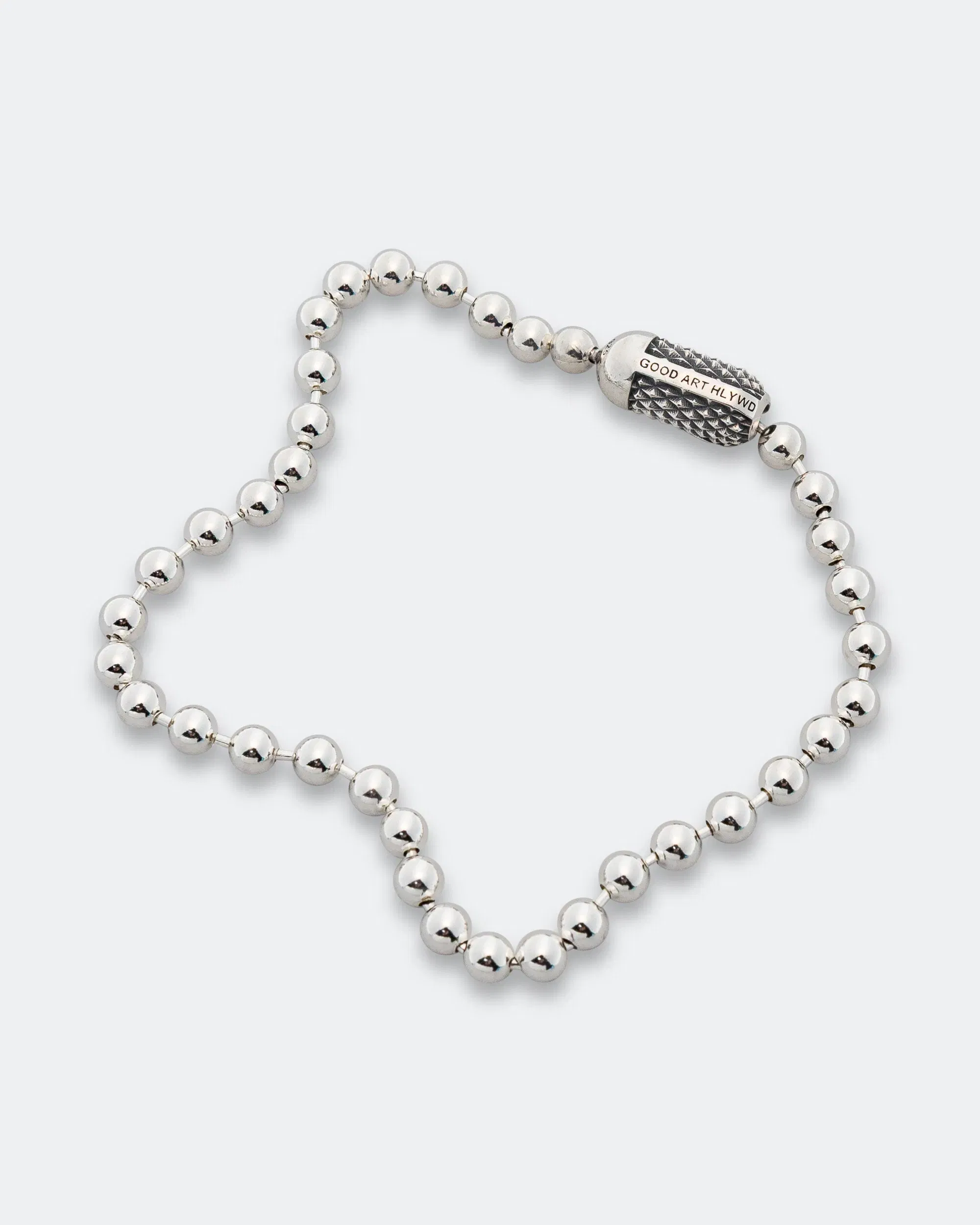 Good Art Hlywd Poplock Ball Chain Bracelet - Goosebumps 925 Silver