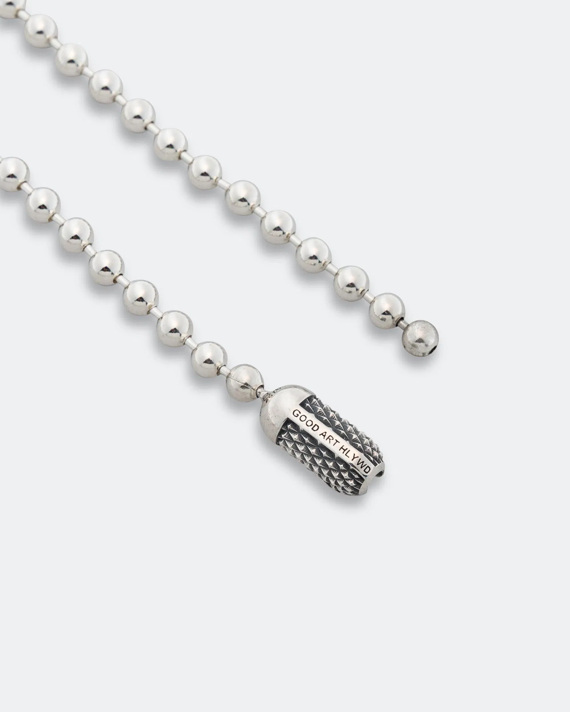 Good Art Hlywd Poplock Ball Chain Bracelet - Goosebumps 925 Silver