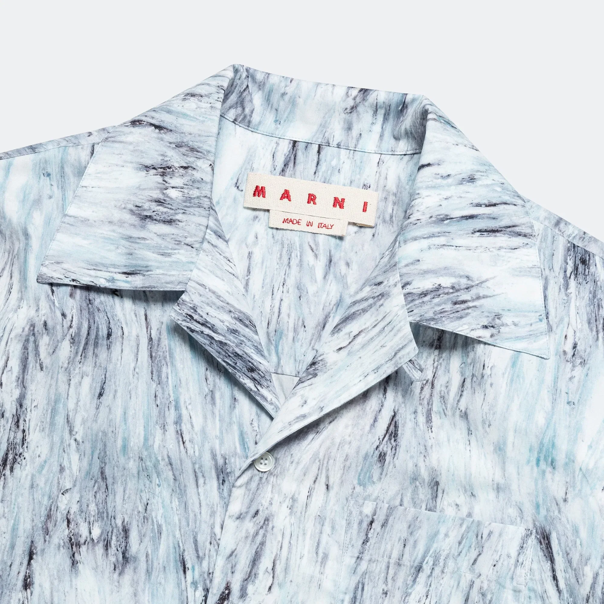 Marni Crayon Pattern Shirt - Light Blue