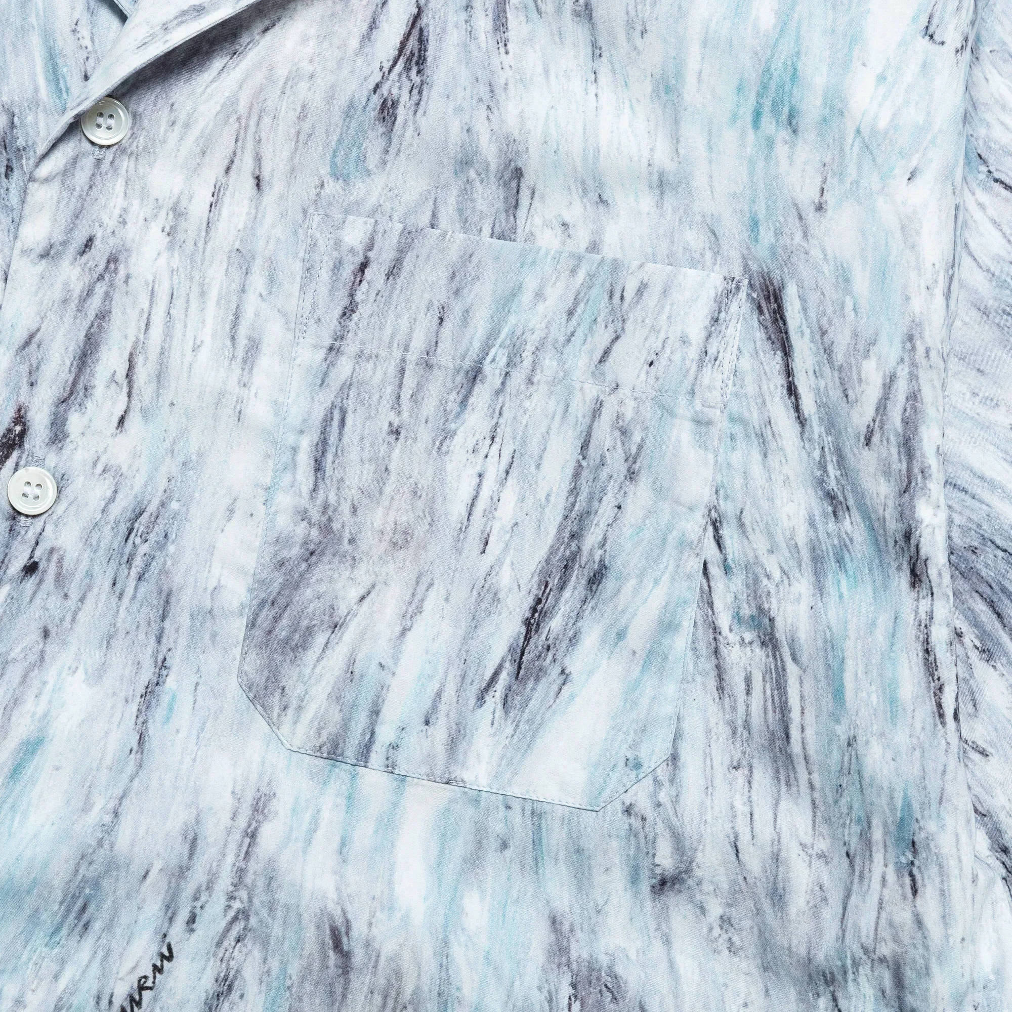 Marni Crayon Pattern Shirt - Light Blue