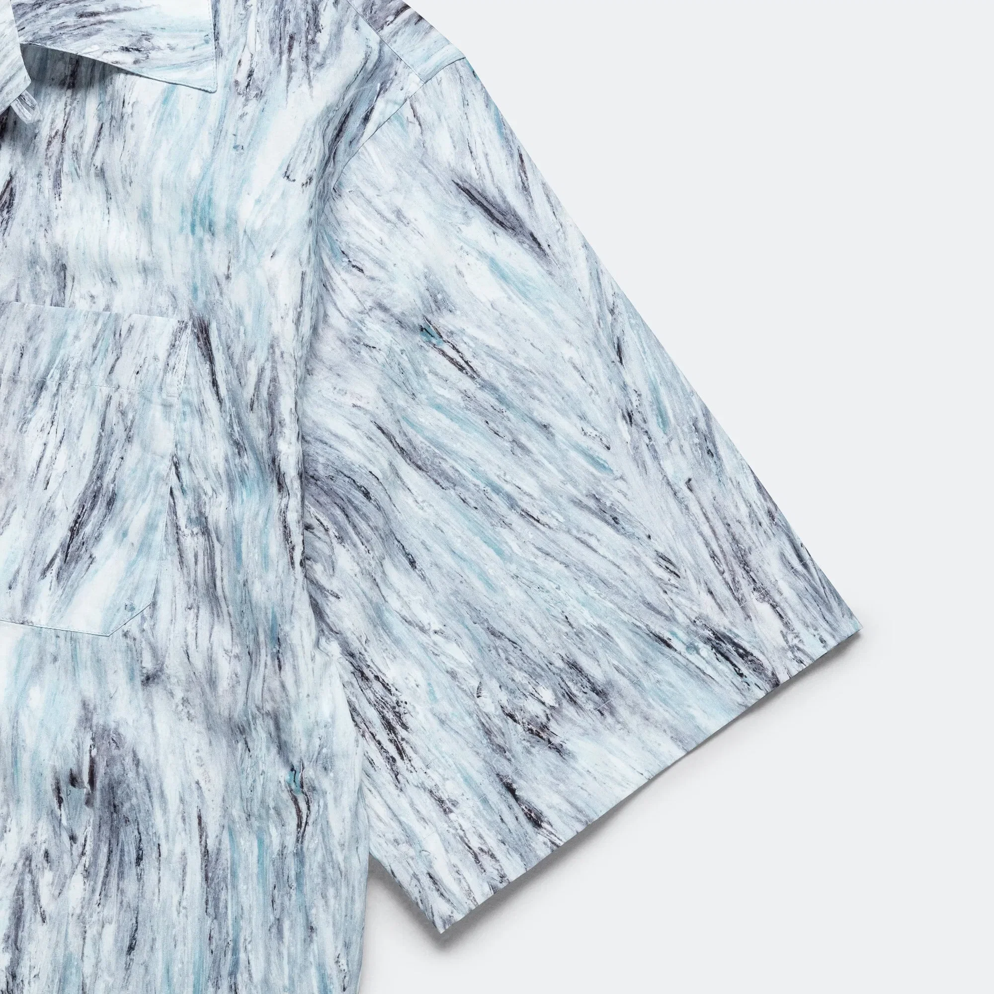 Marni Crayon Pattern Shirt - Light Blue