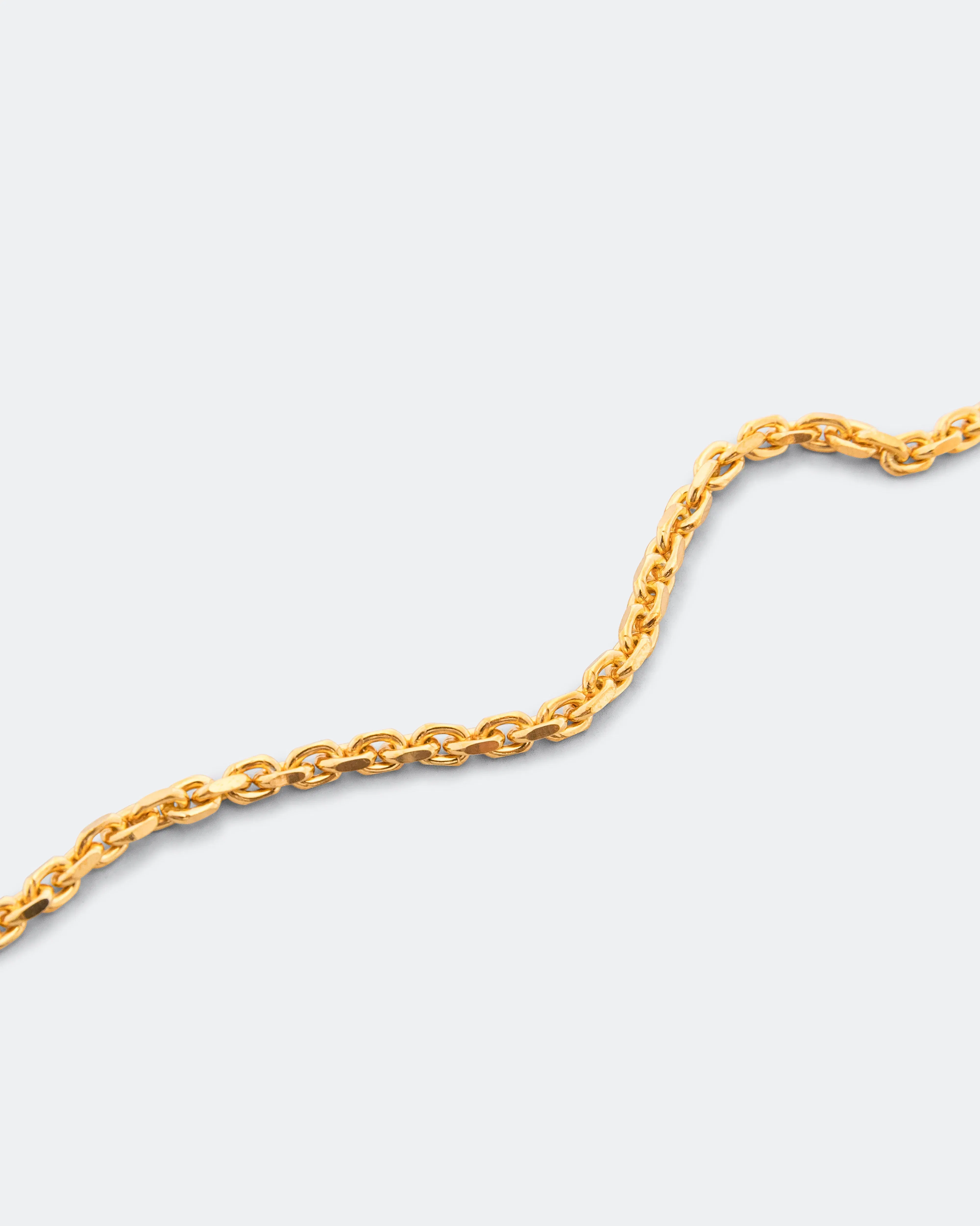 Mikia Chain Bracelet - Gold Plated 925 Silver/Smoky Quartz