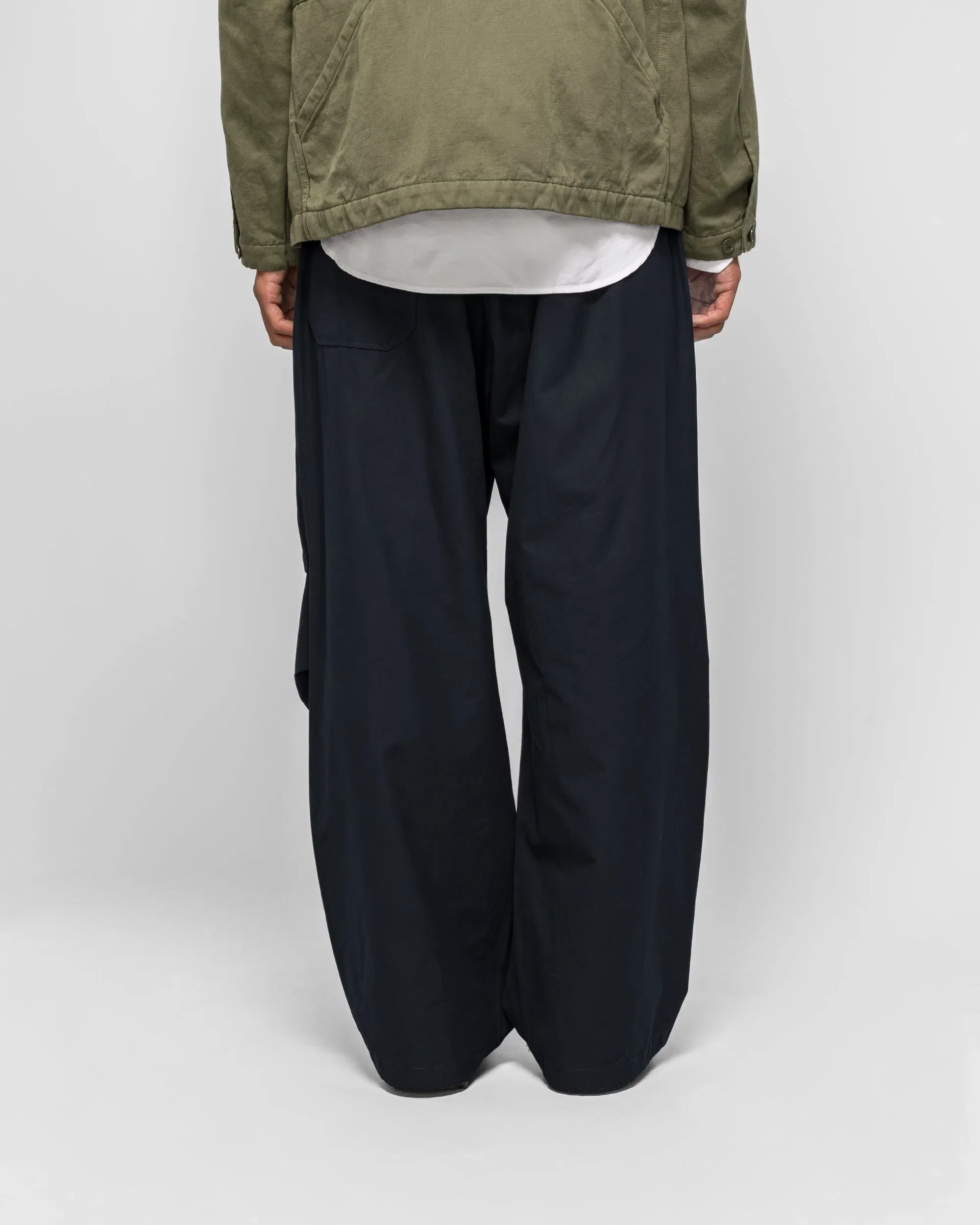 Engineered Garments Over Pant - Dark Navy Cotton Heavy Poplin