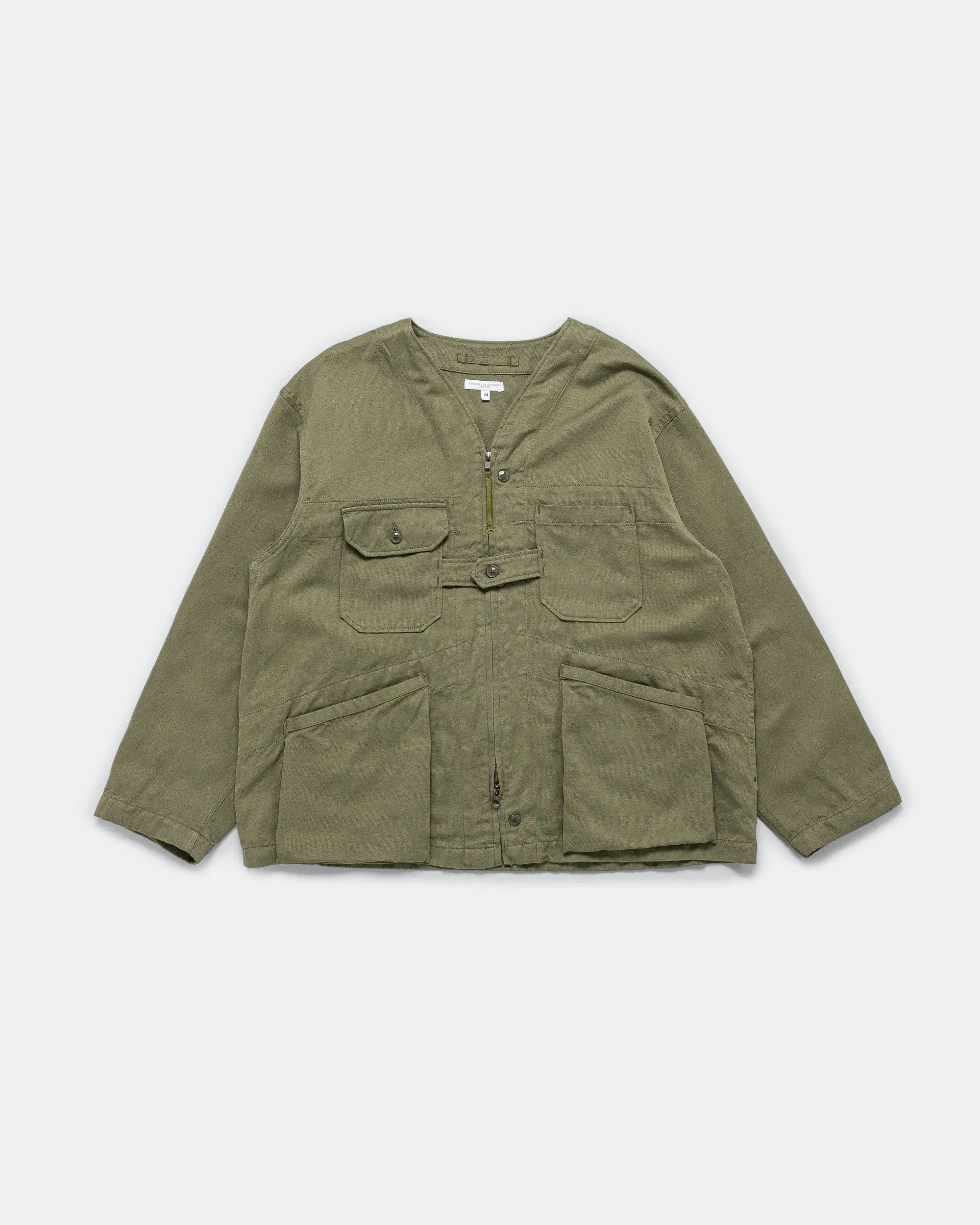 Engineered Garments Cardigan Jacket - Olive CL Heavy Twill