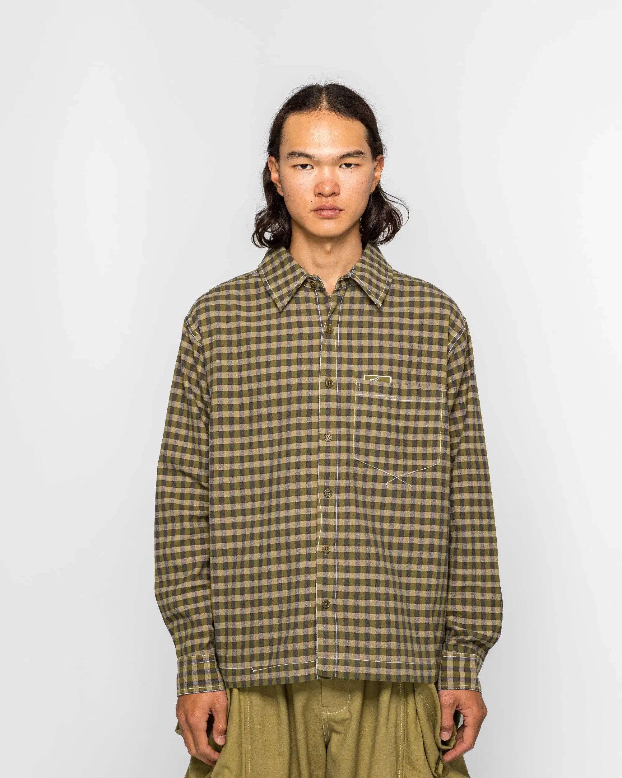 STORY mfg. Bracken Shirt - Coach Check Wonky-Wear
