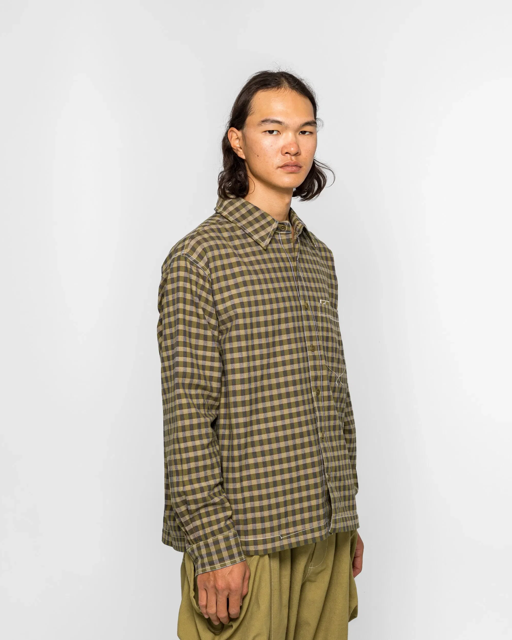 STORY mfg. Bracken Shirt - Coach Check Wonky-Wear