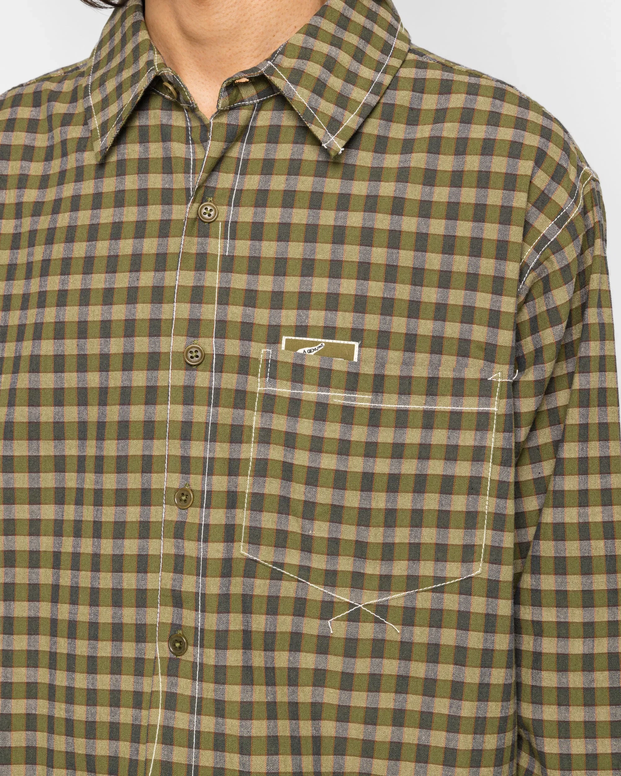 STORY mfg. Bracken Shirt - Coach Check Wonky-Wear