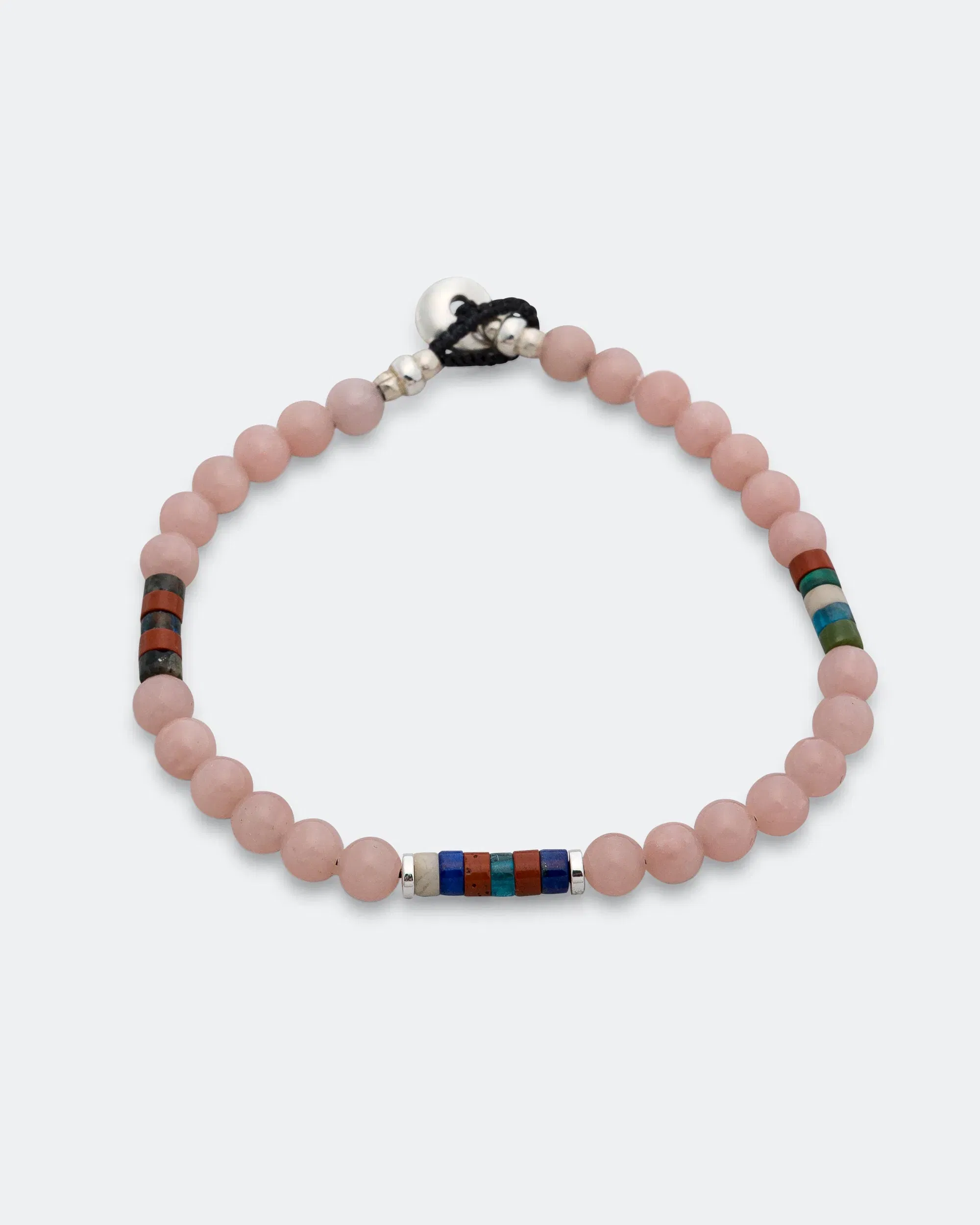 Mikia 6mm Bracelet x UP THERE - Pink Soap Stone/925 Silver