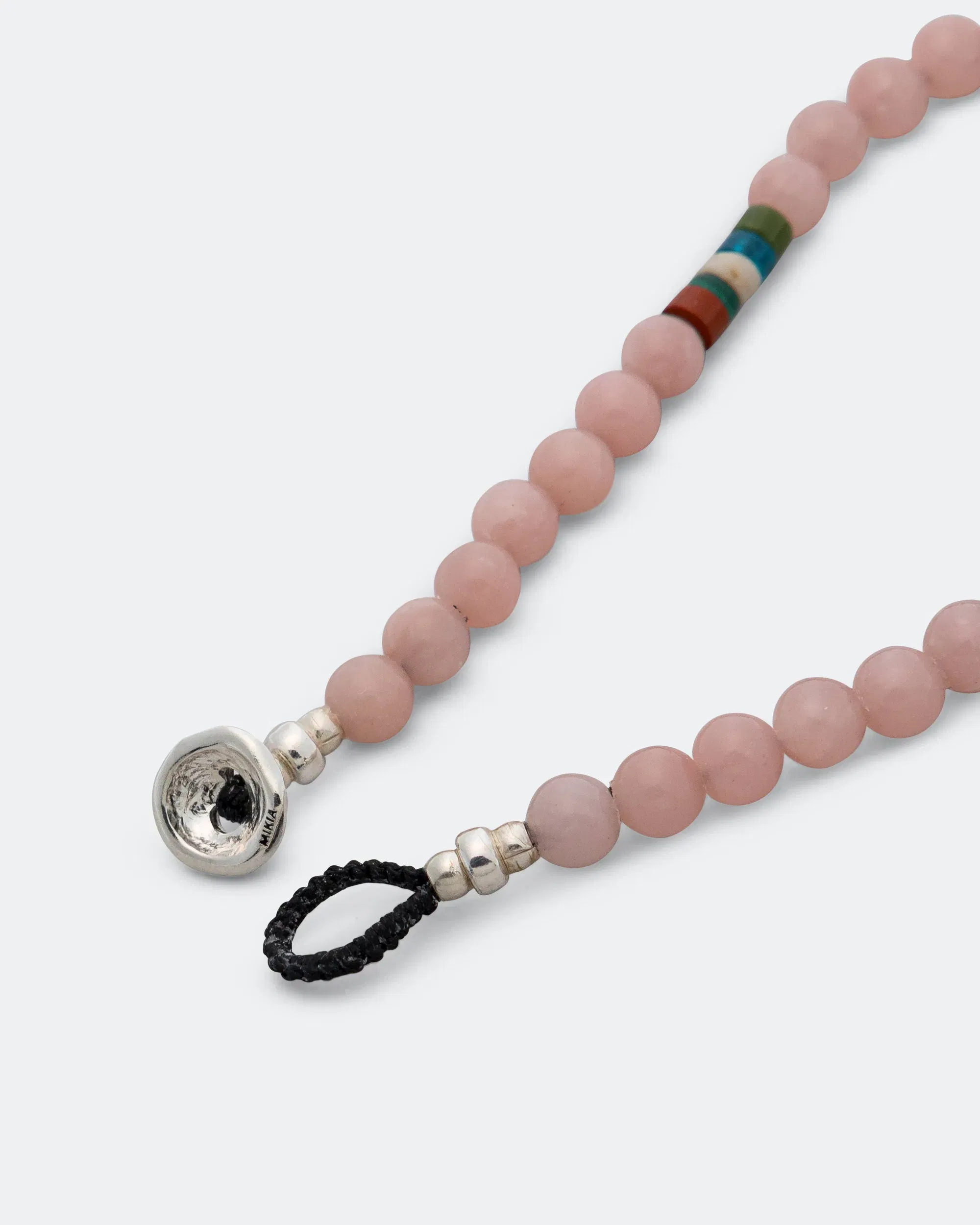 Mikia 6mm Bracelet x UP THERE - Pink Soap Stone/925 Silver