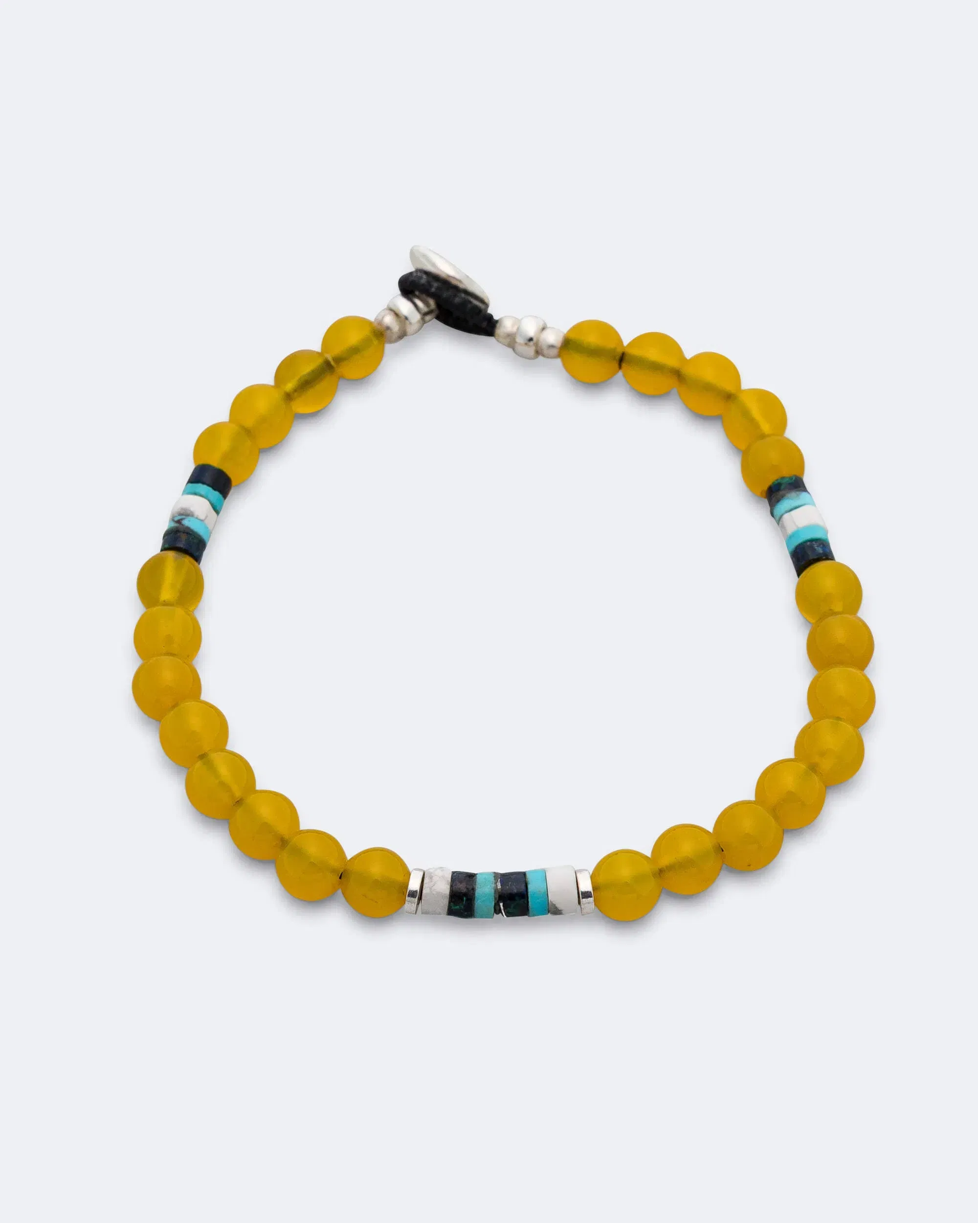 Mikia 6mm Bracelet x UP THERE - Chalcedony/925 Silver