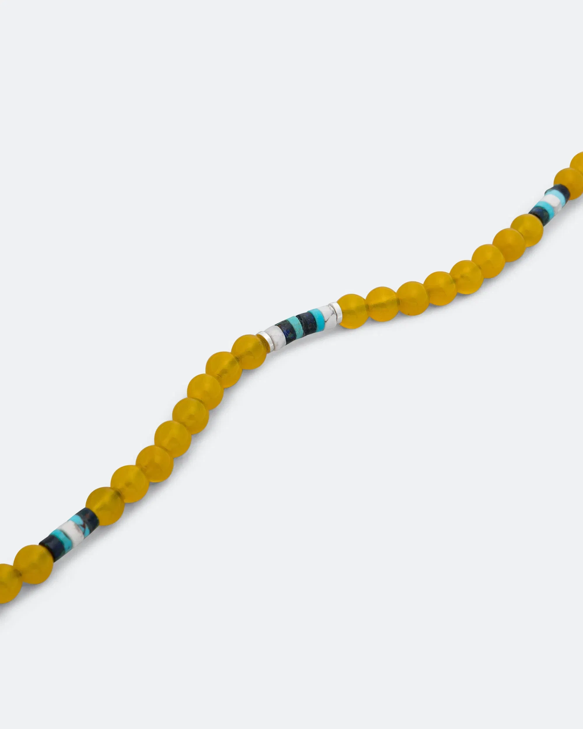 Mikia 6mm Bracelet x UP THERE - Chalcedony/925 Silver