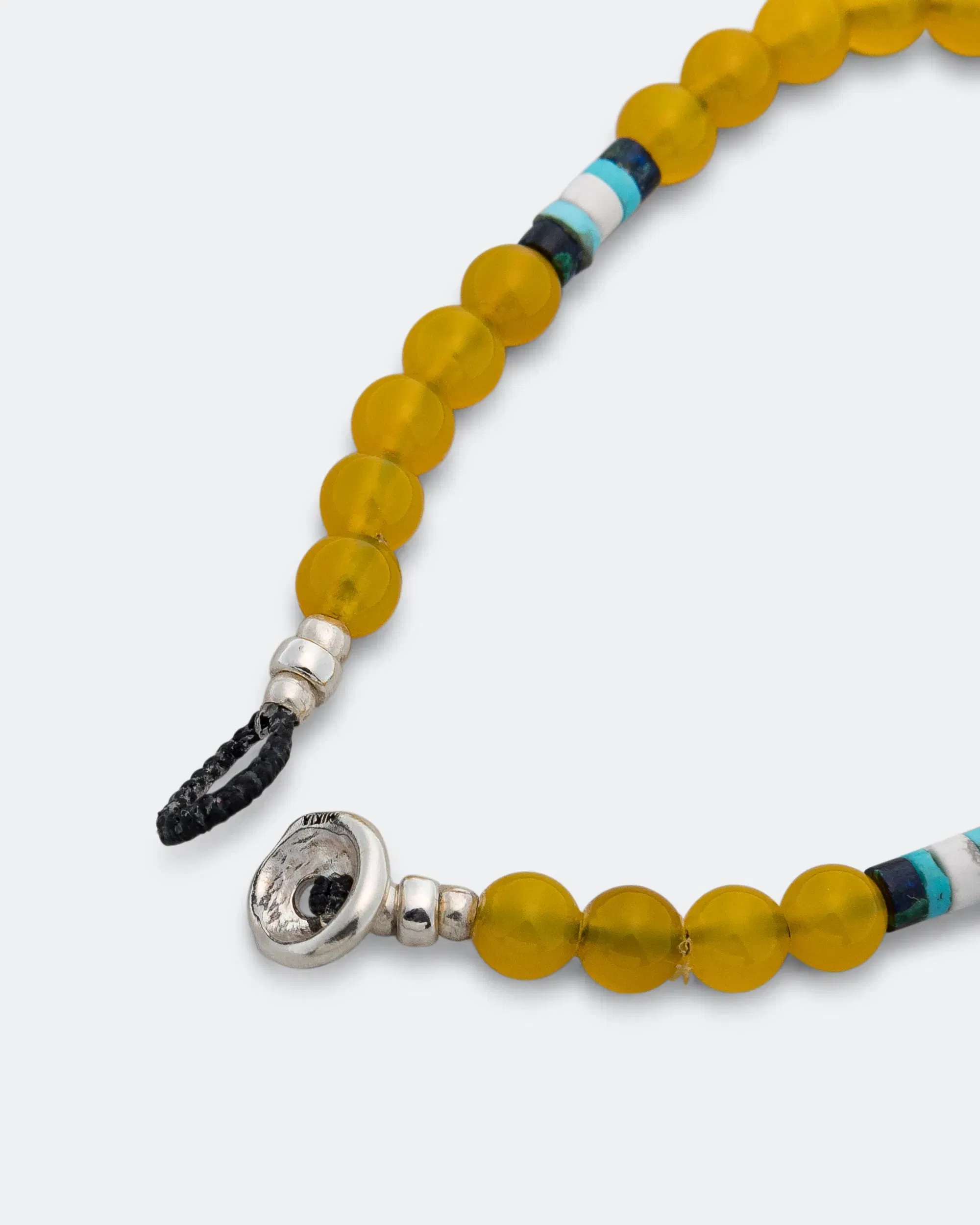 Mikia 6mm Bracelet x UP THERE - Chalcedony/925 Silver