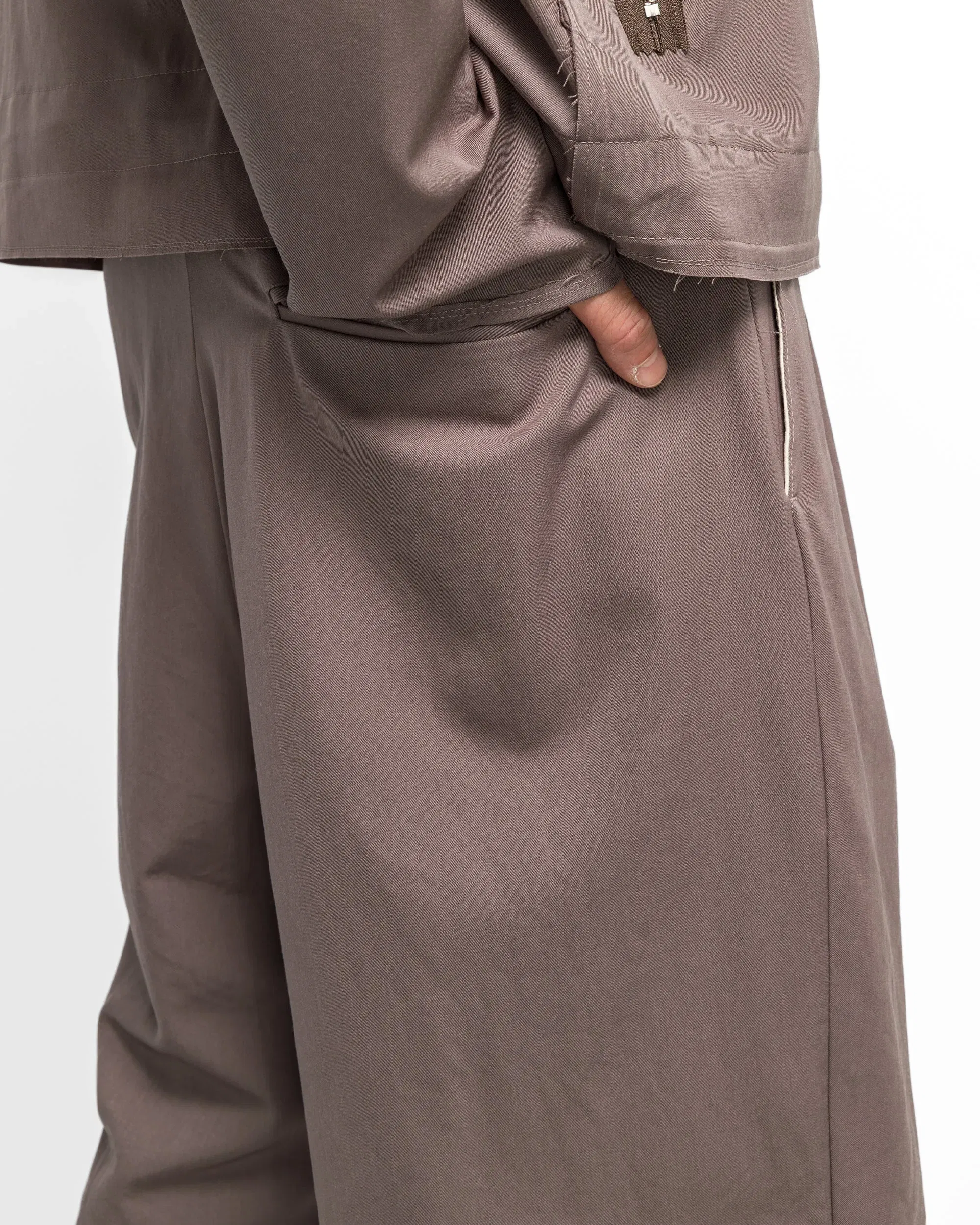 Camiel Fortgens Slim Suit Shorts - Taupe Wool