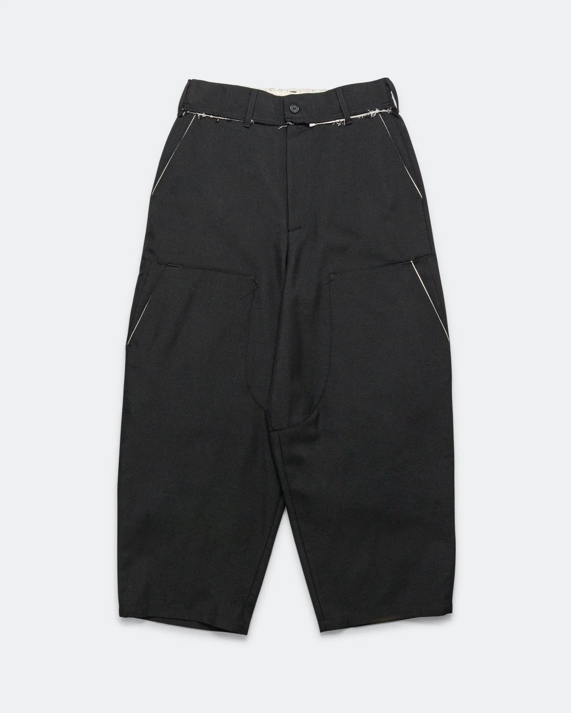 Camiel Fortgens Double Pants - Black Poly/Wool Twill