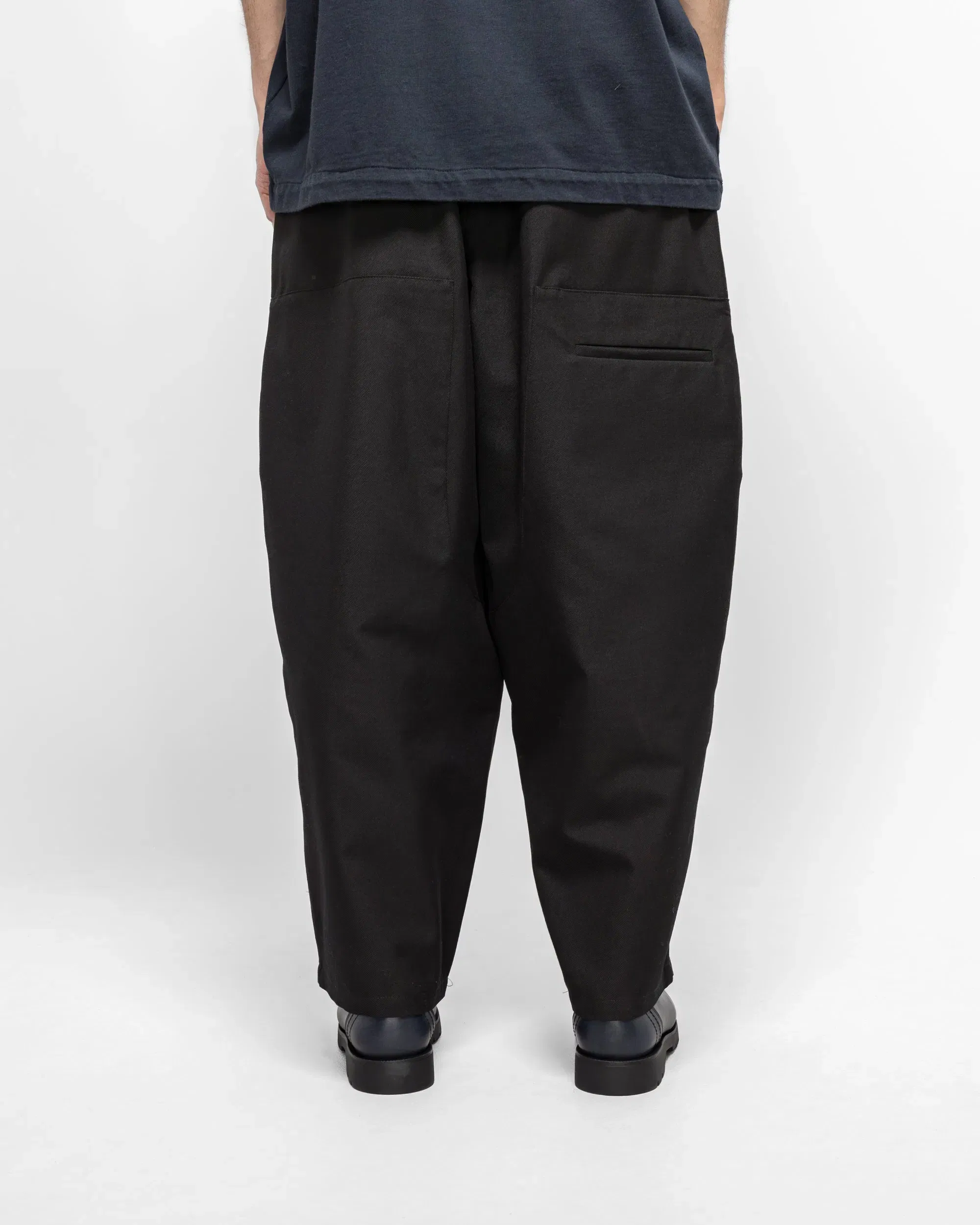 Camiel Fortgens Double Pants - Black Poly/Wool Twill