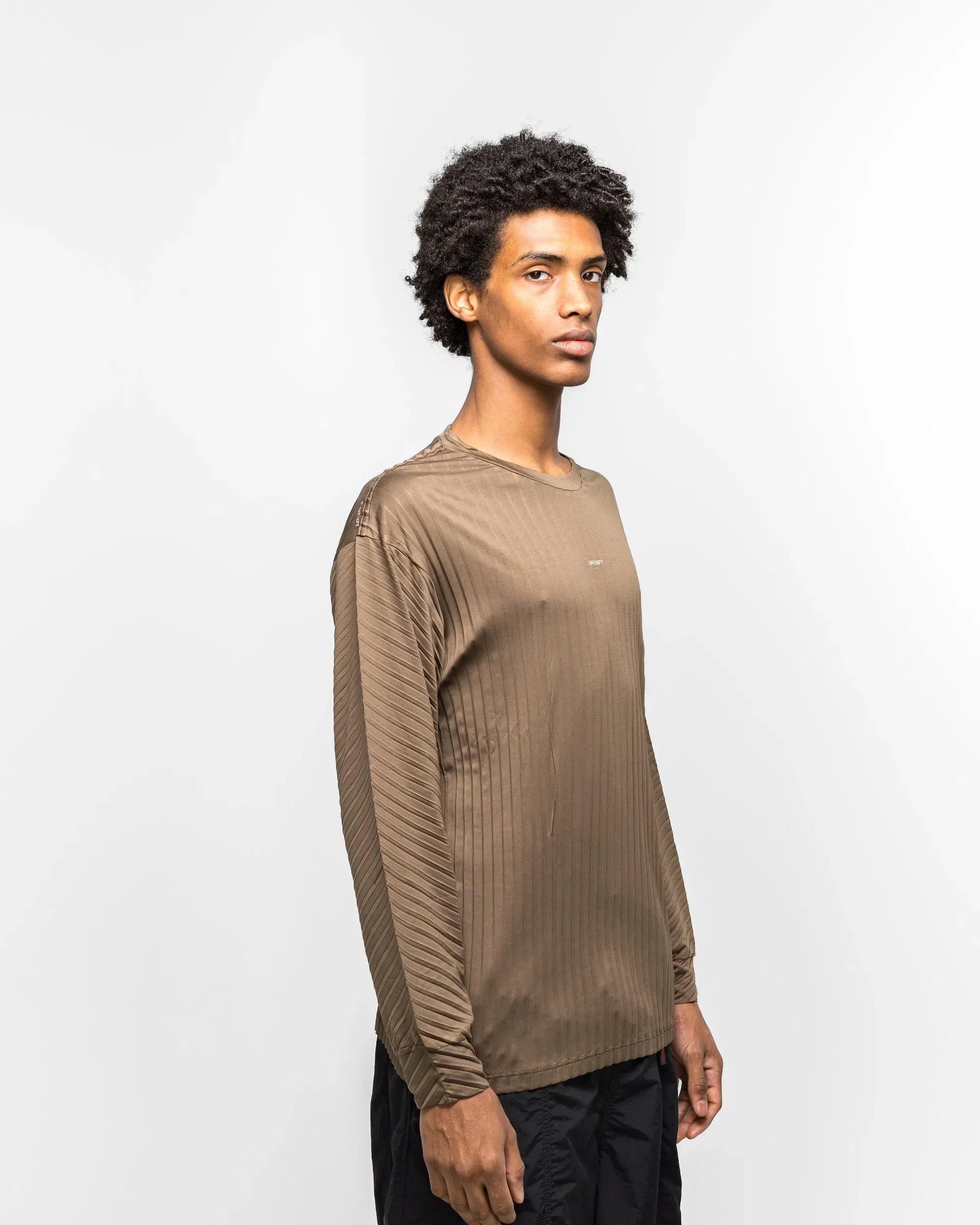Satisfy AuraLite Pleated Long Tee - Olive