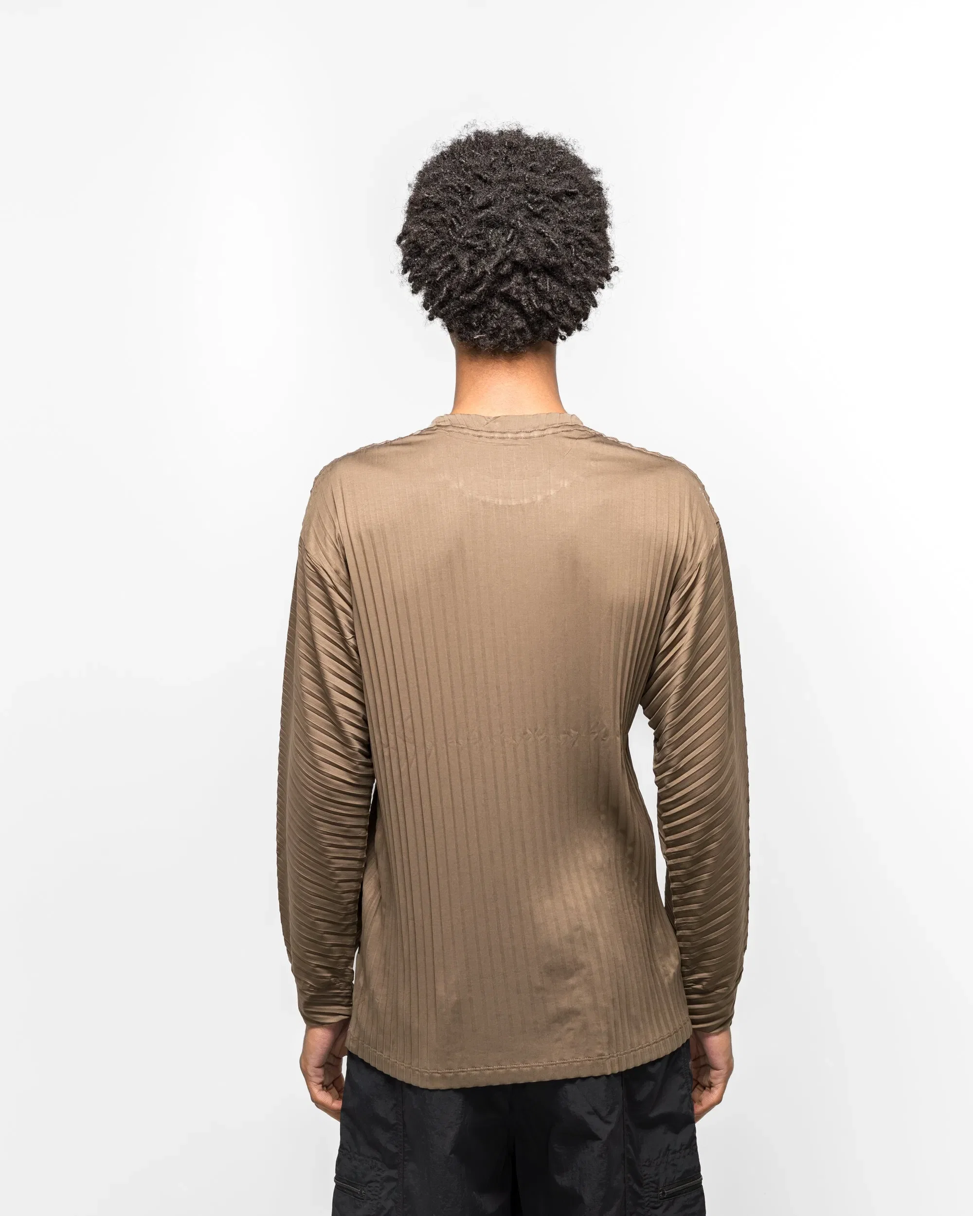 Satisfy AuraLite Pleated Long Tee - Olive