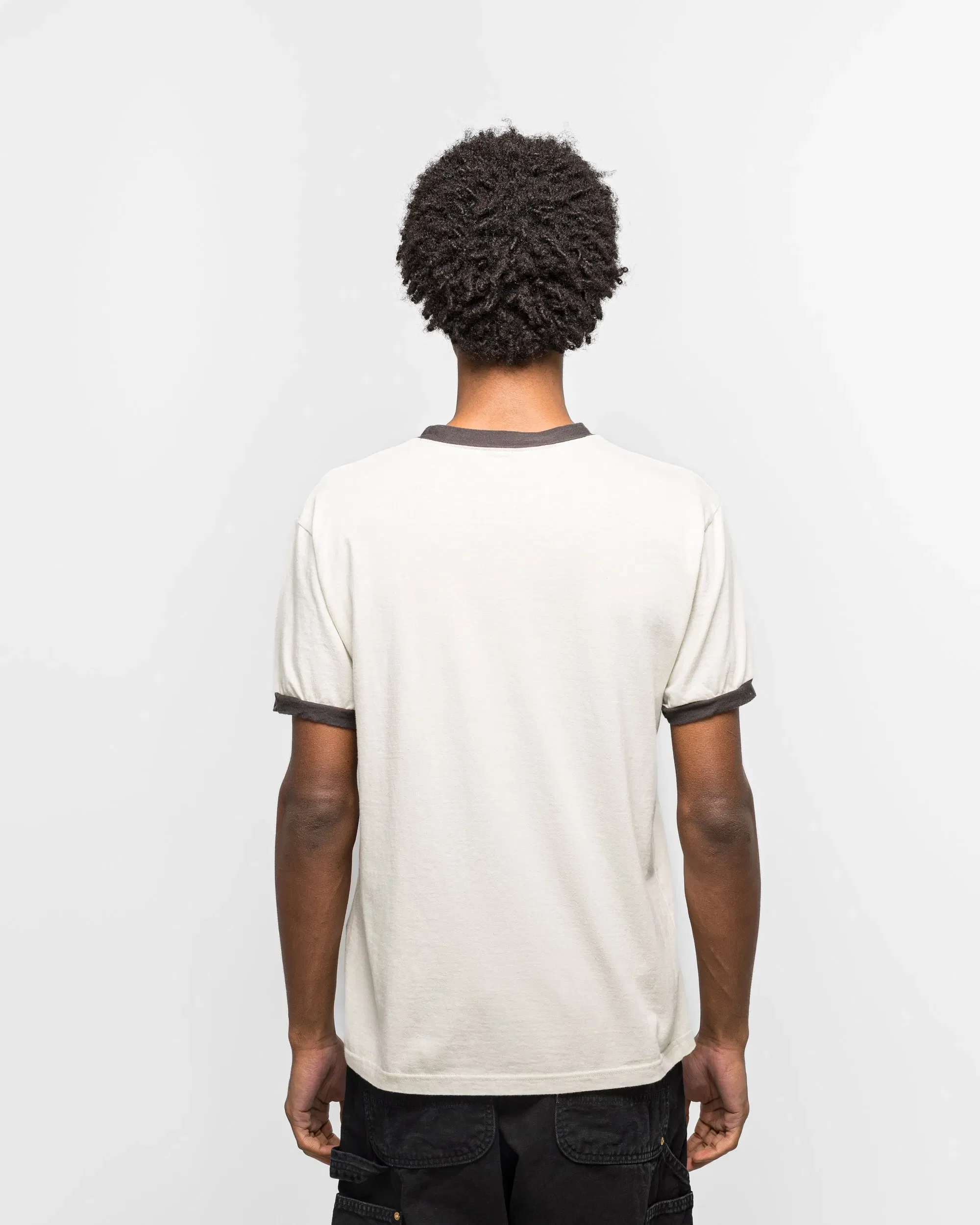KAPITAL 20/-Jersey RINGER T ('K' BEAR) - Grey