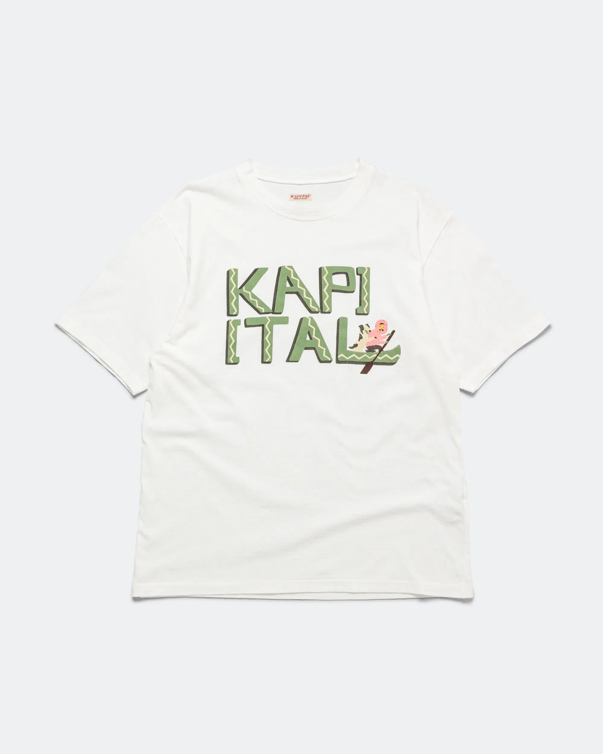 KAPITAL 20/-Jersey Crew T (CANOE KAPITAL) - Green