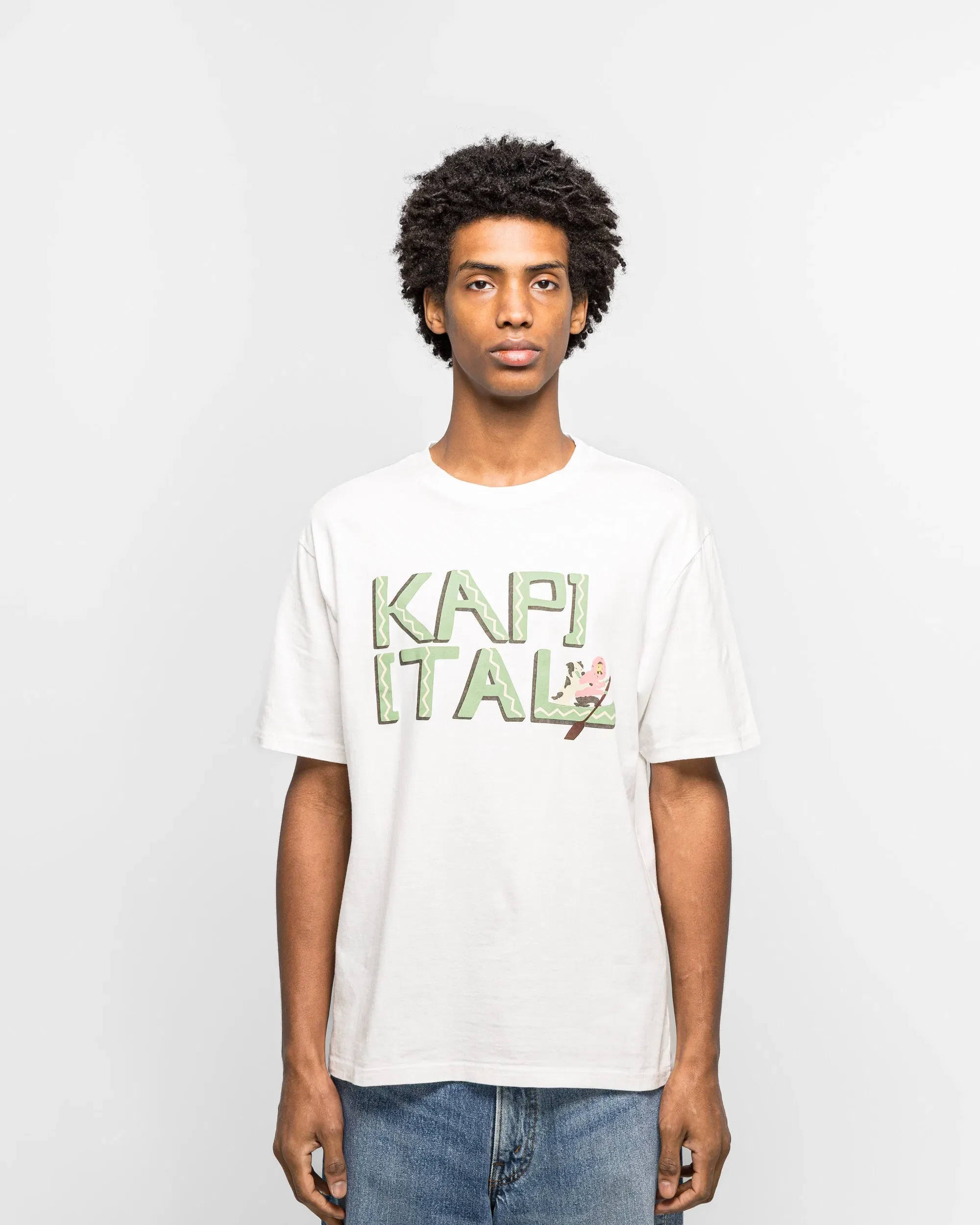 KAPITAL 20/-Jersey Crew T (CANOE KAPITAL) - Green