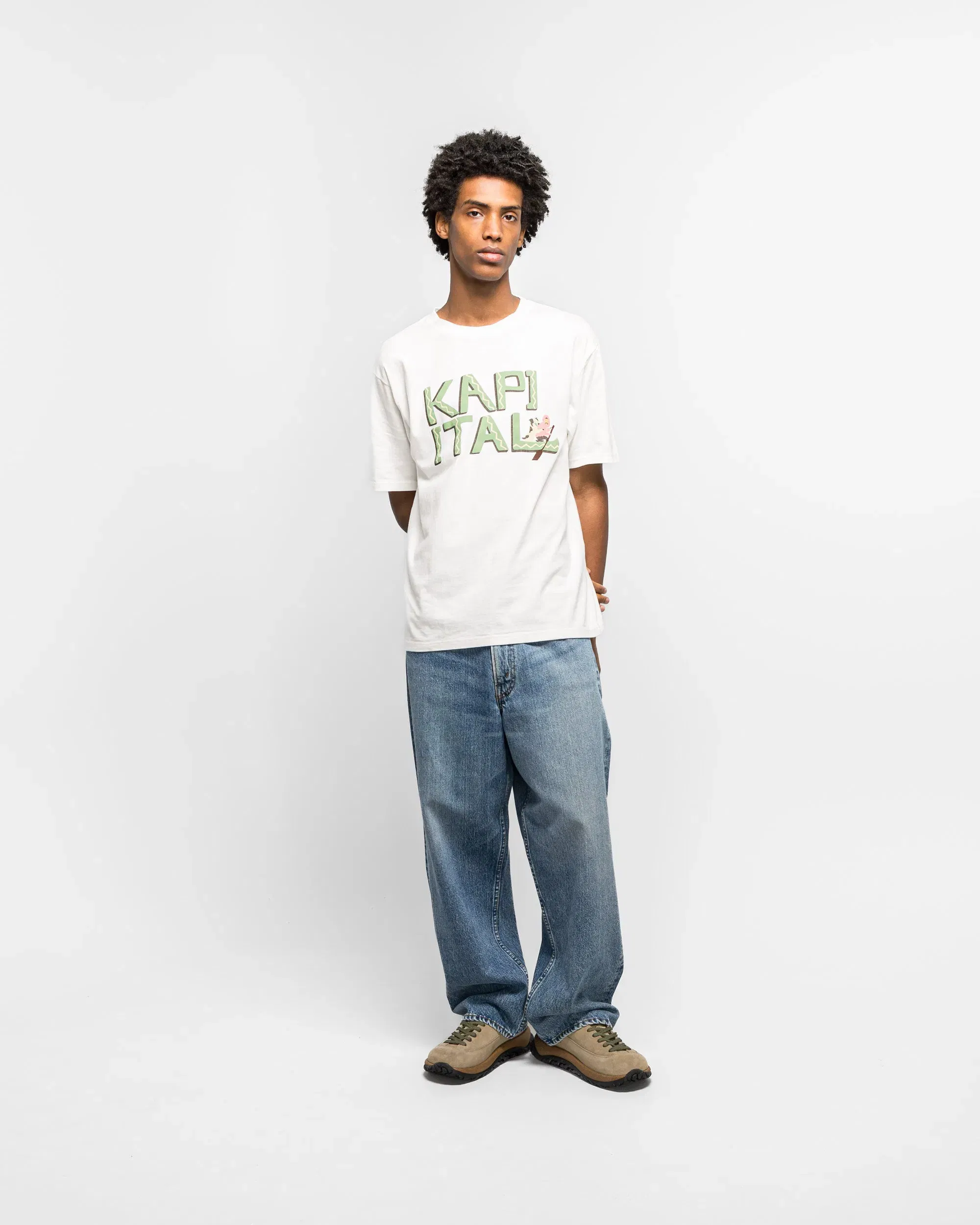 KAPITAL 20/-Jersey Crew T (CANOE KAPITAL) - Green