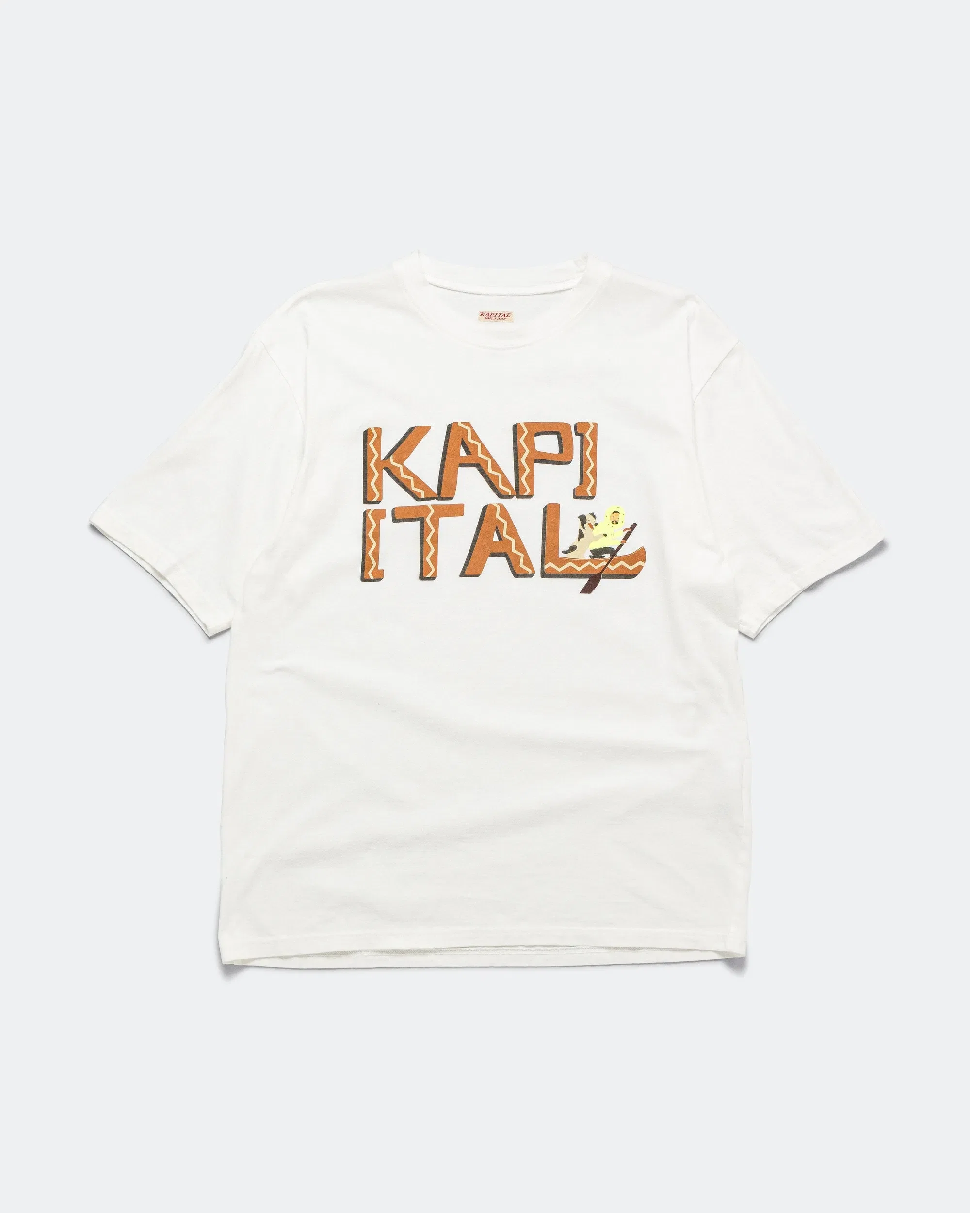 KAPITAL 20/-Jersey Crew T (CANOE KAPITAL) - Brick