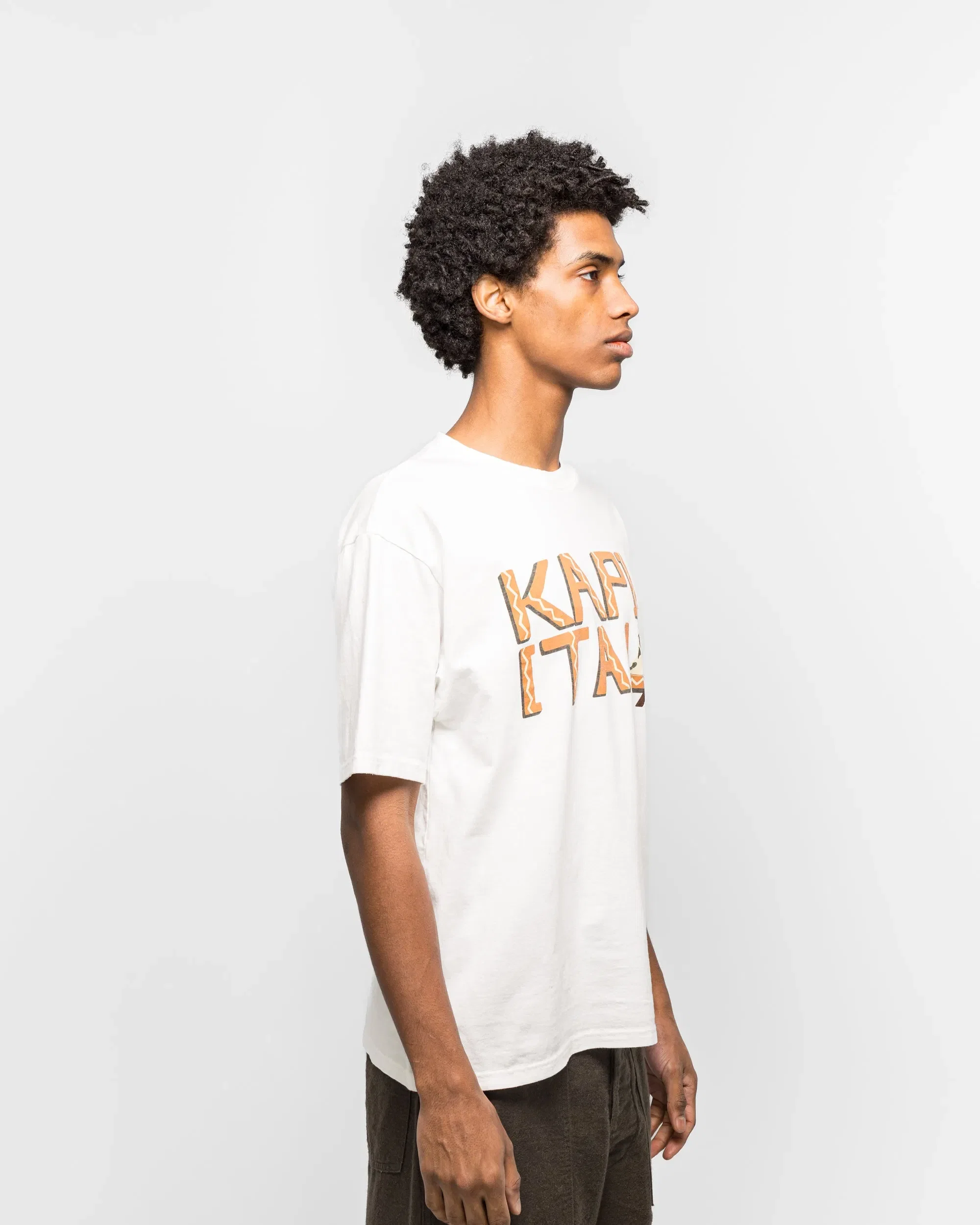 KAPITAL 20/-Jersey Crew T (CANOE KAPITAL) - Brick