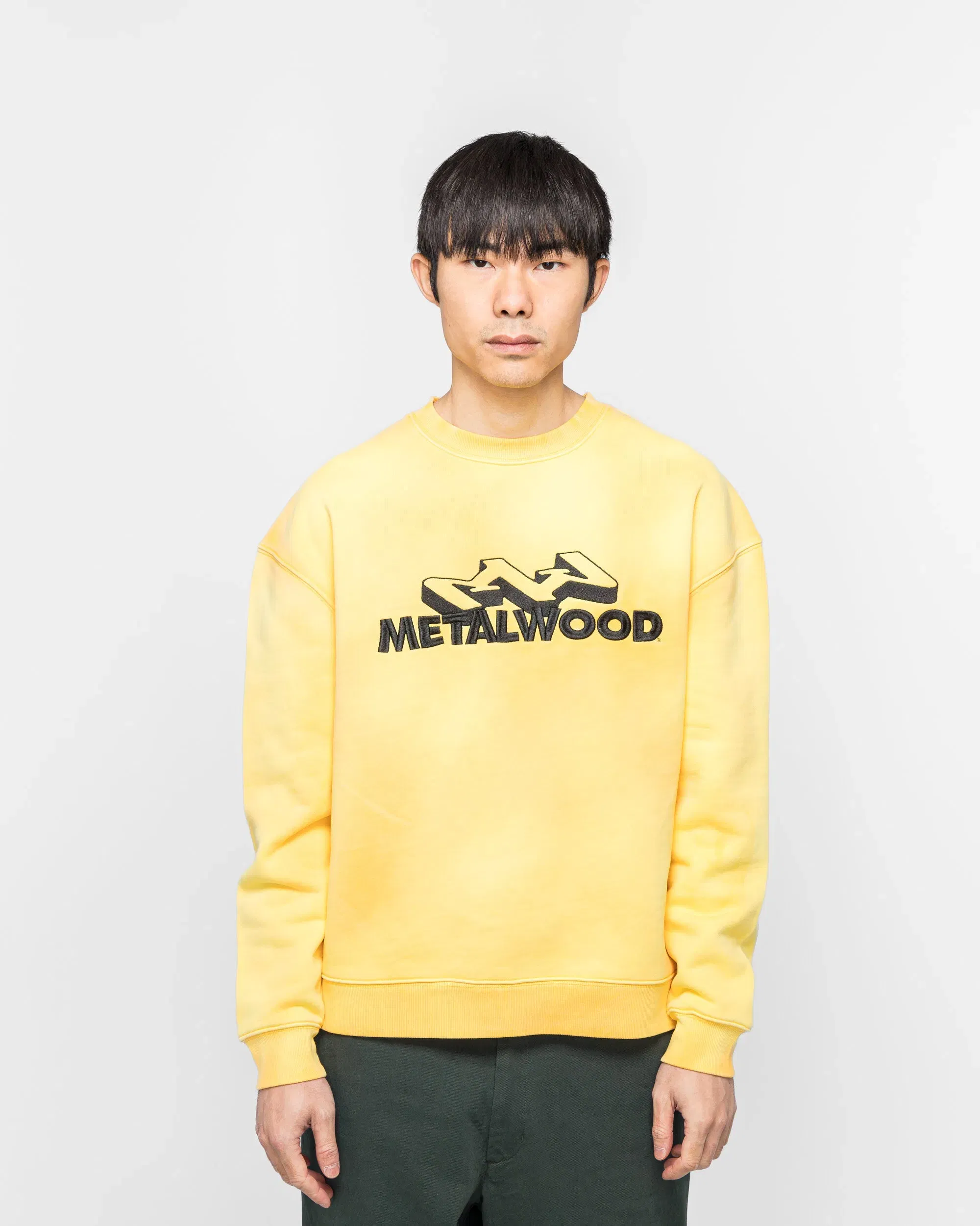 Metalwood Mountaineer Crewneck Sweatshirt - Gold