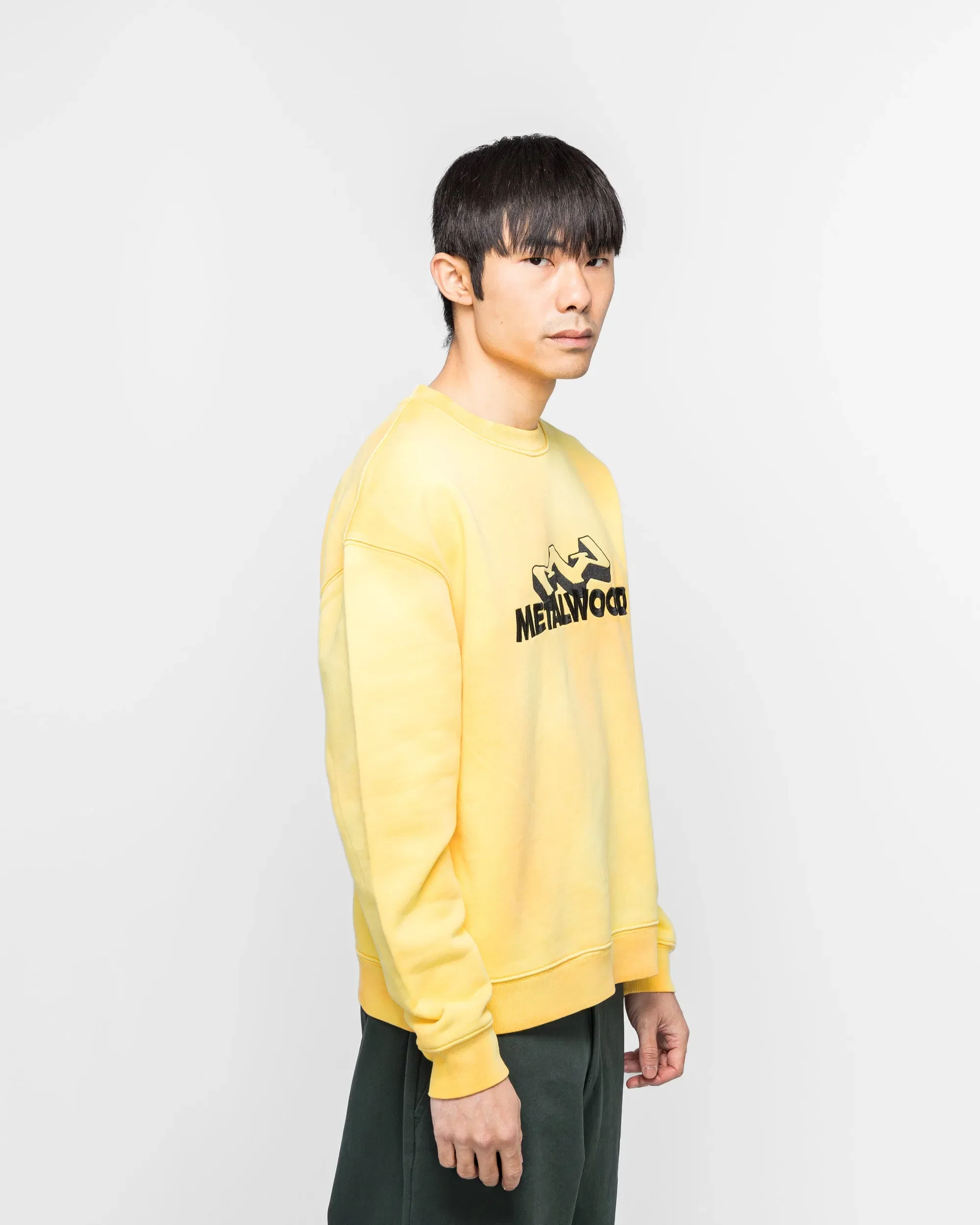 Metalwood Mountaineer Crewneck Sweatshirt - Gold