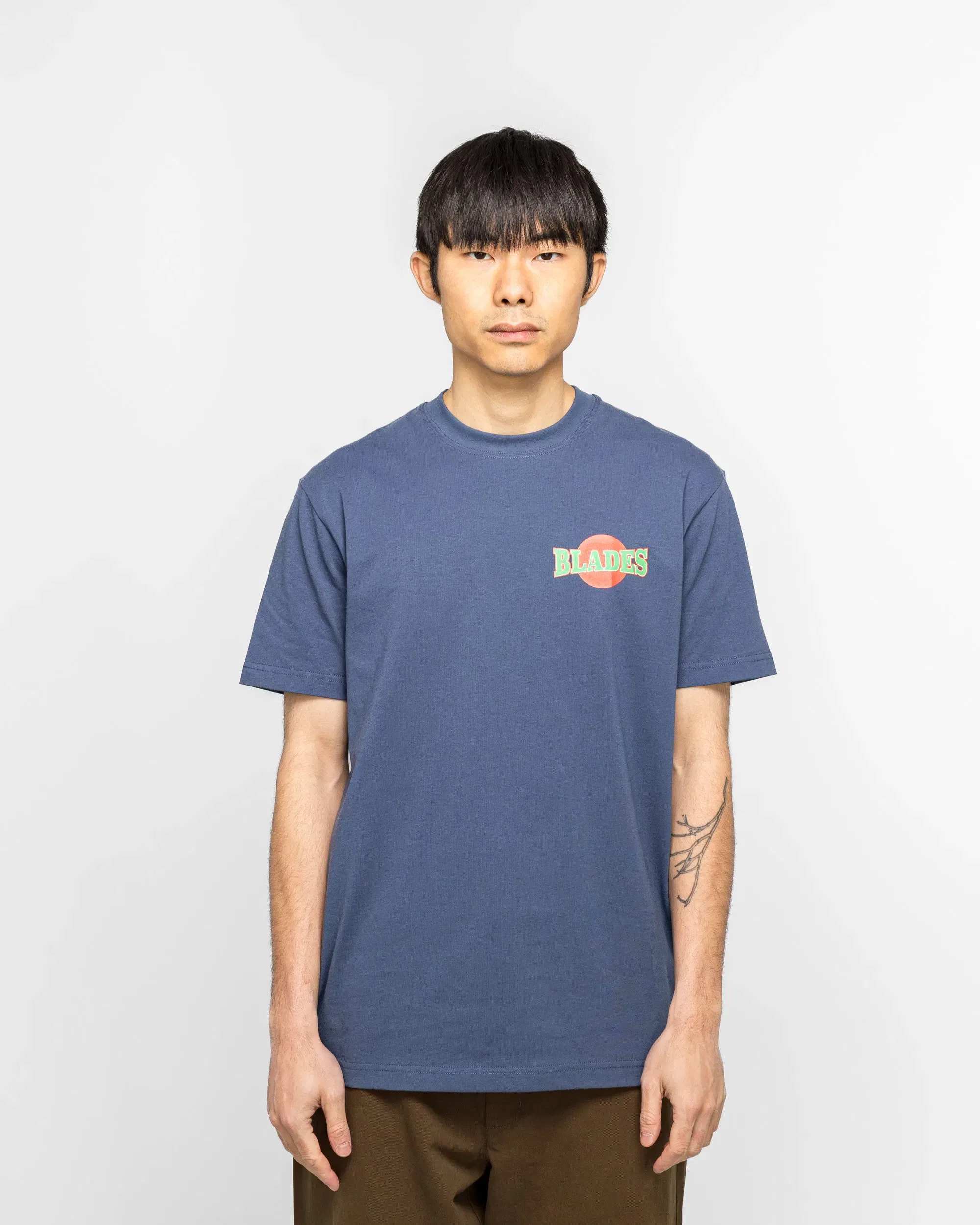 Metalwood Blades Gym T-Shirt - Navy