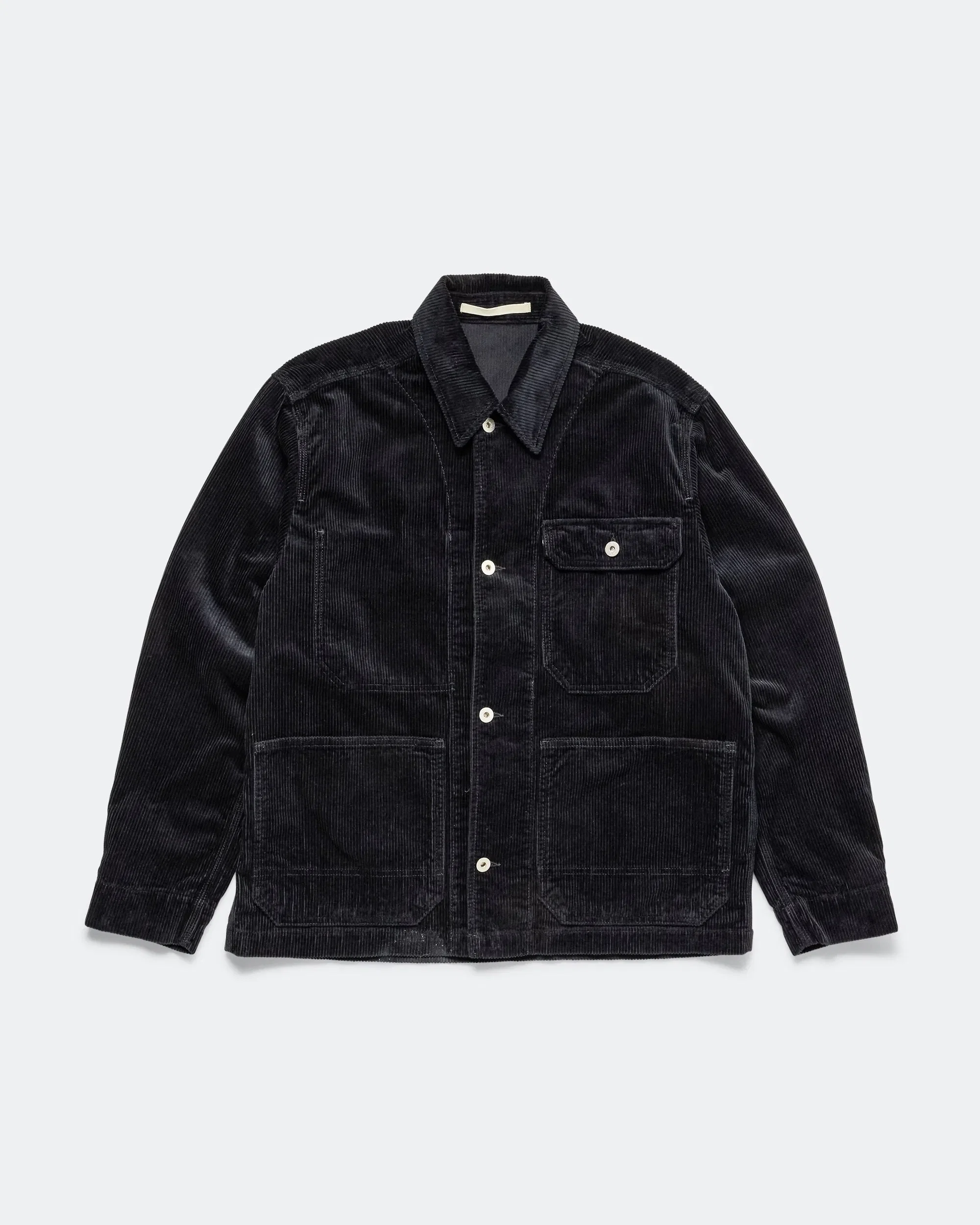 Norse Projects Folke Wide Corduroy Chore Jacket - Dark Navy