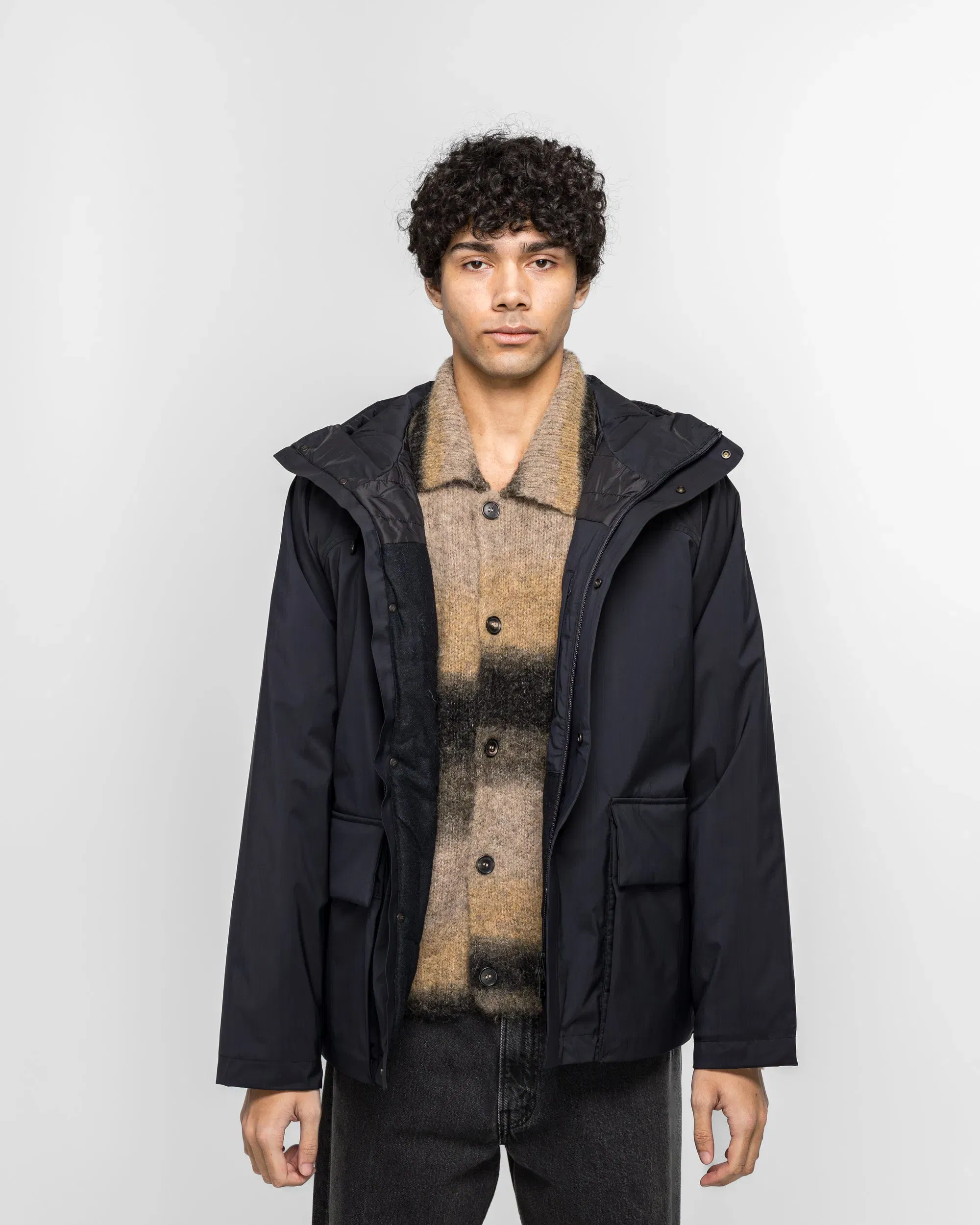 Norse Projects Herluf Alpinix Smart Merino Jacket - Dark Navy