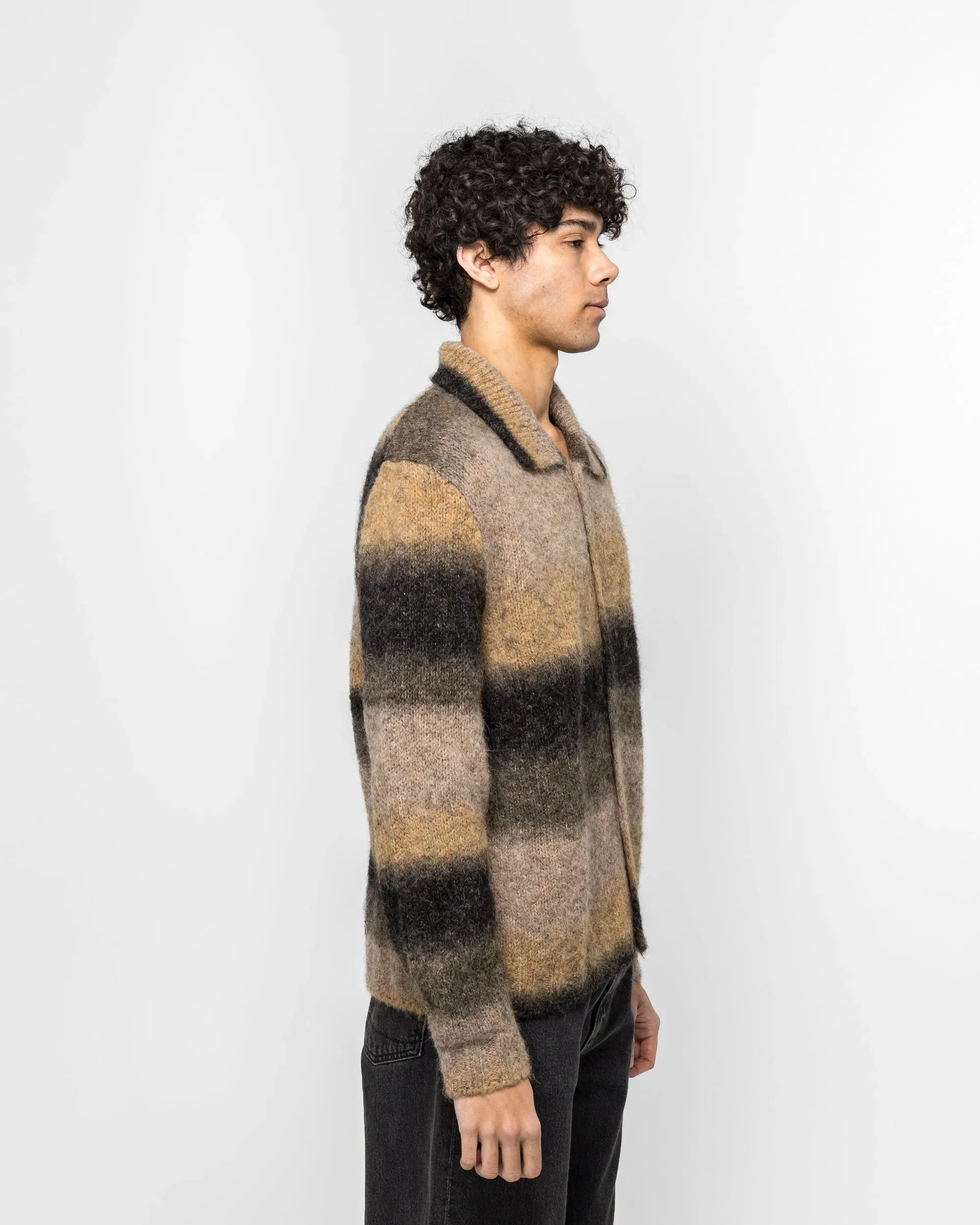 Norse Projects Erik Gradient Alpaca Wool Jacket - Utility Khaki