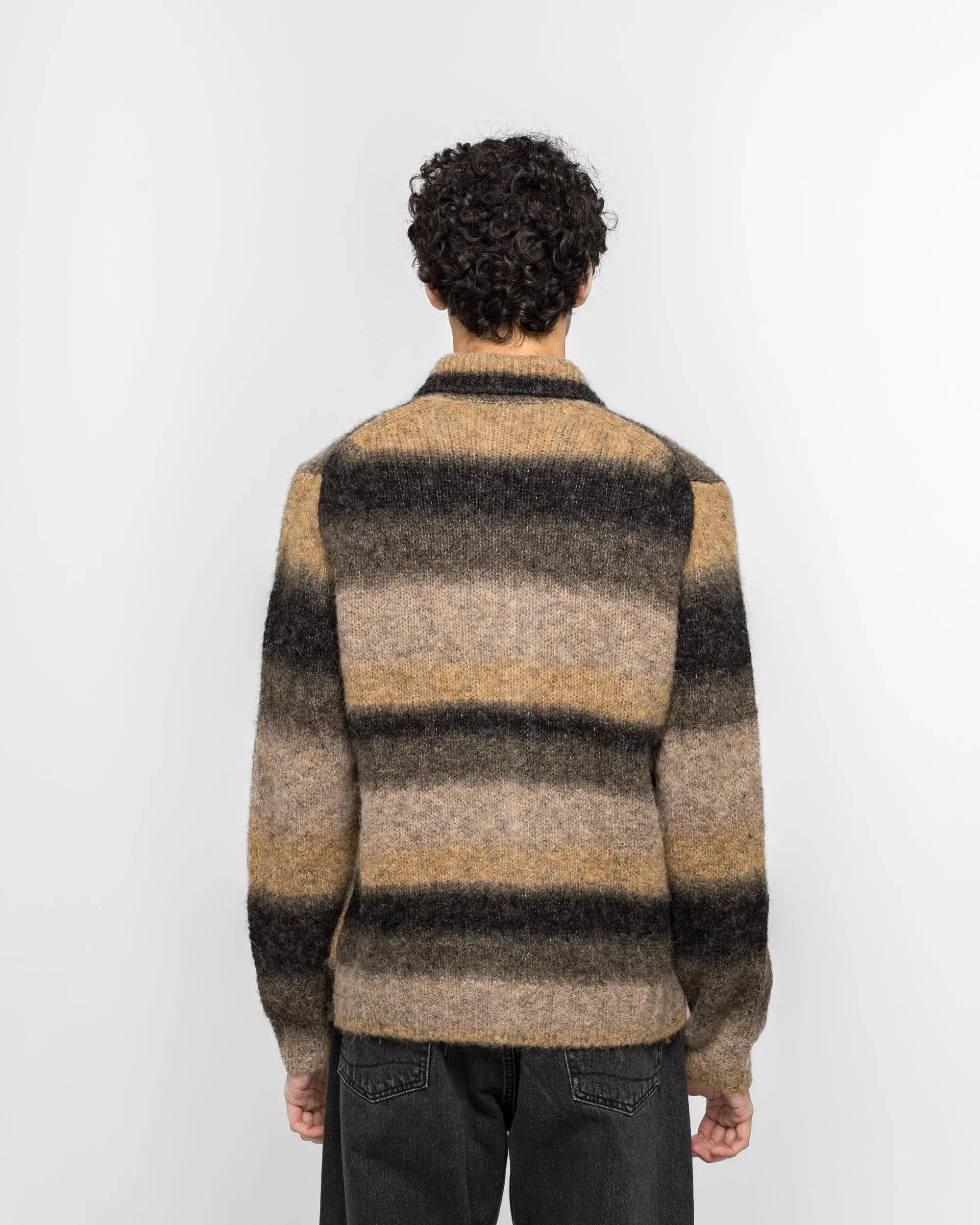 Norse Projects Erik Gradient Alpaca Wool Jacket - Utility Khaki