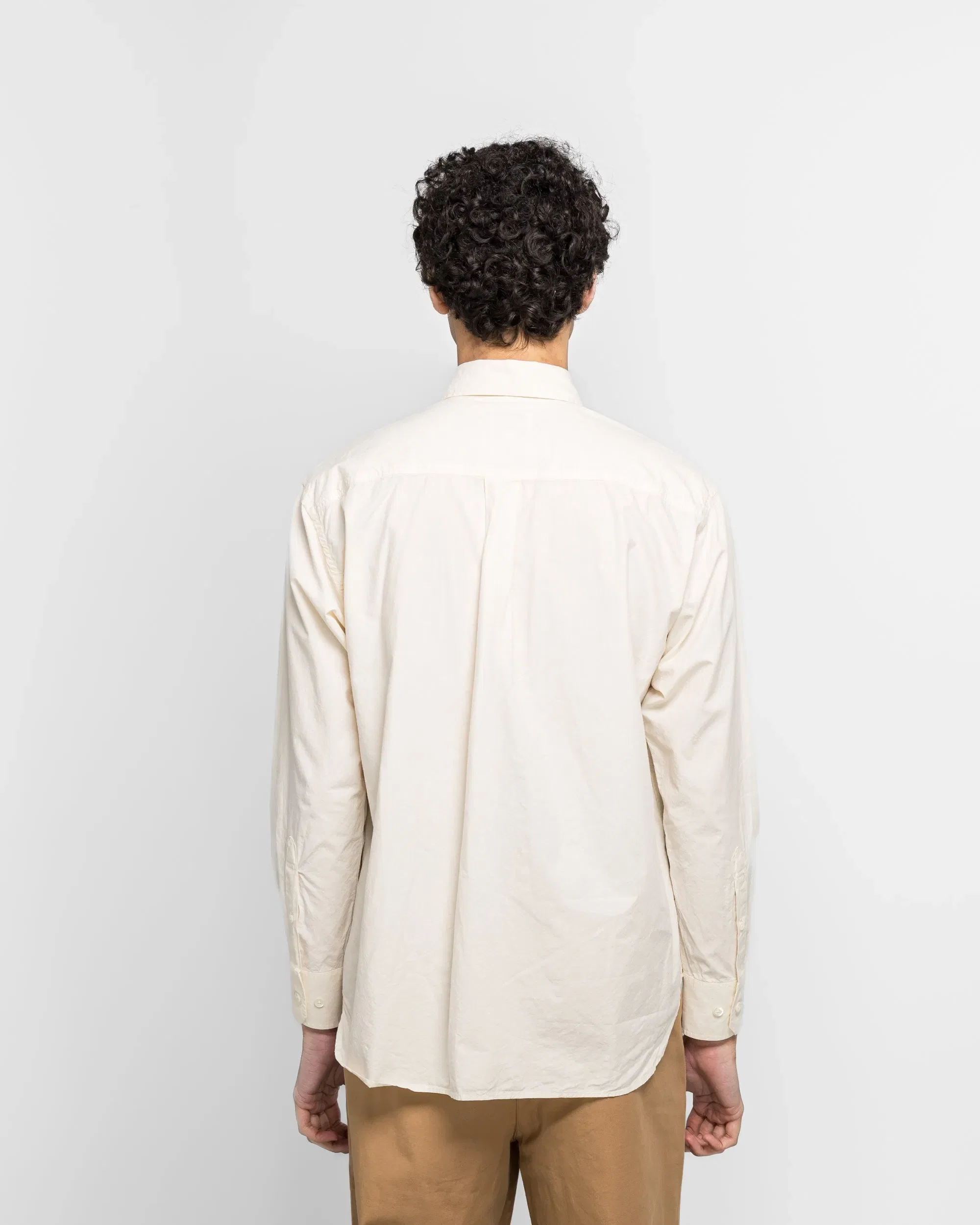Norse Projects Ole Fatigue Cotton Tencel Shirt - Oatmeal