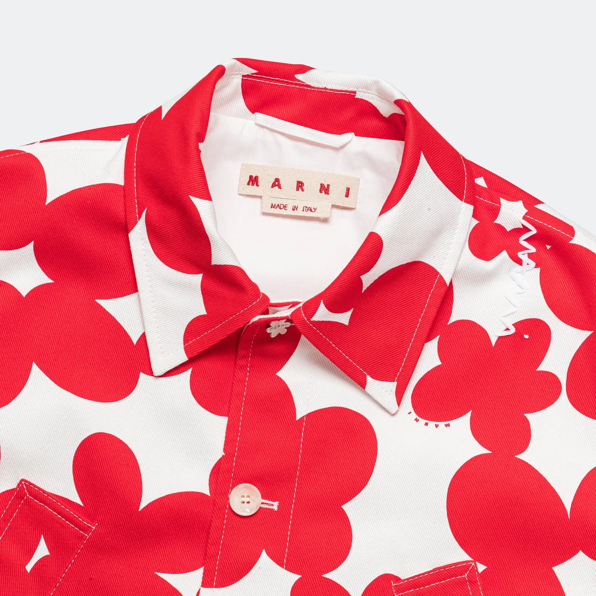 Marni Dillies Gabardine Jacket - Crimson