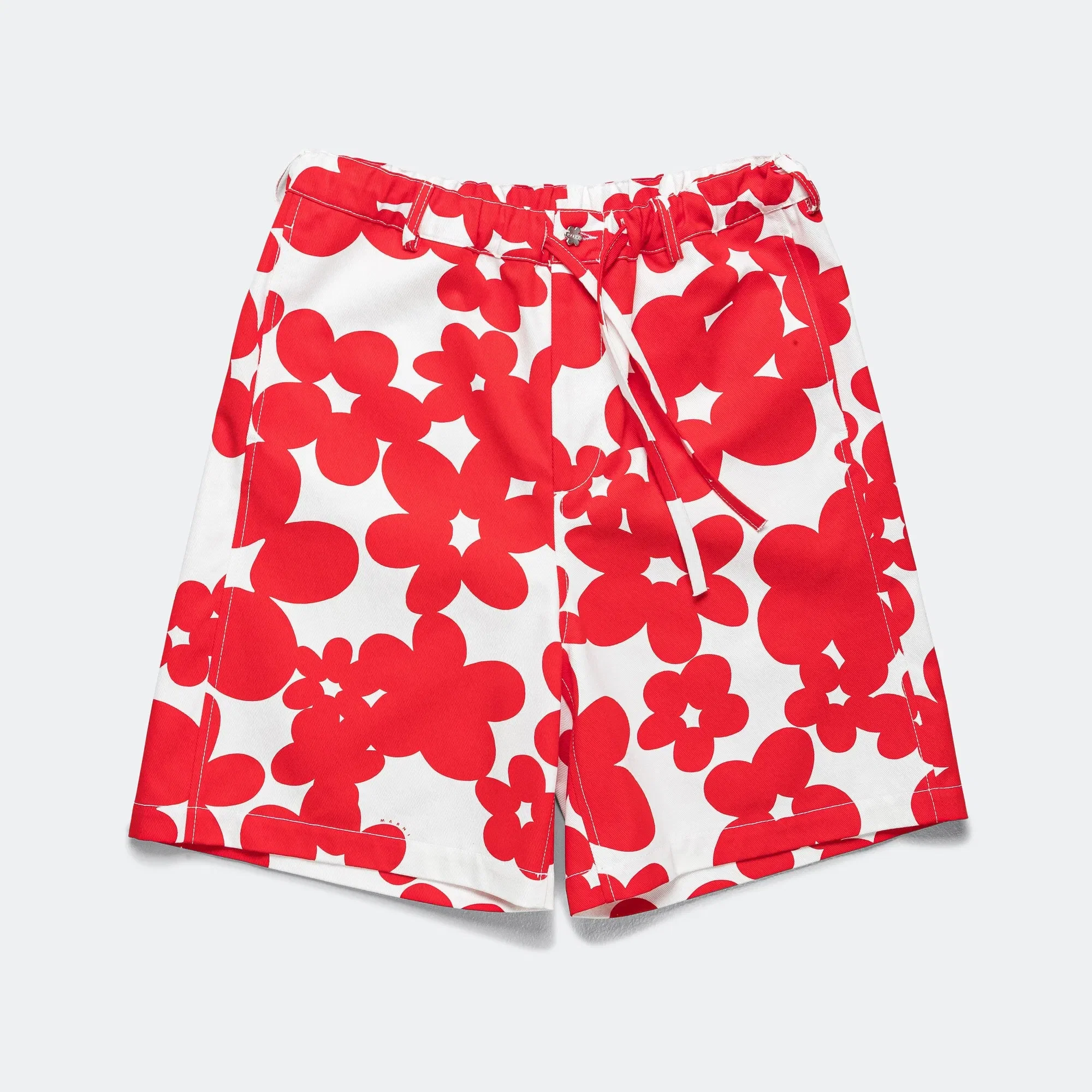 Marni Dillies Gabardine Shorts - Crimson
