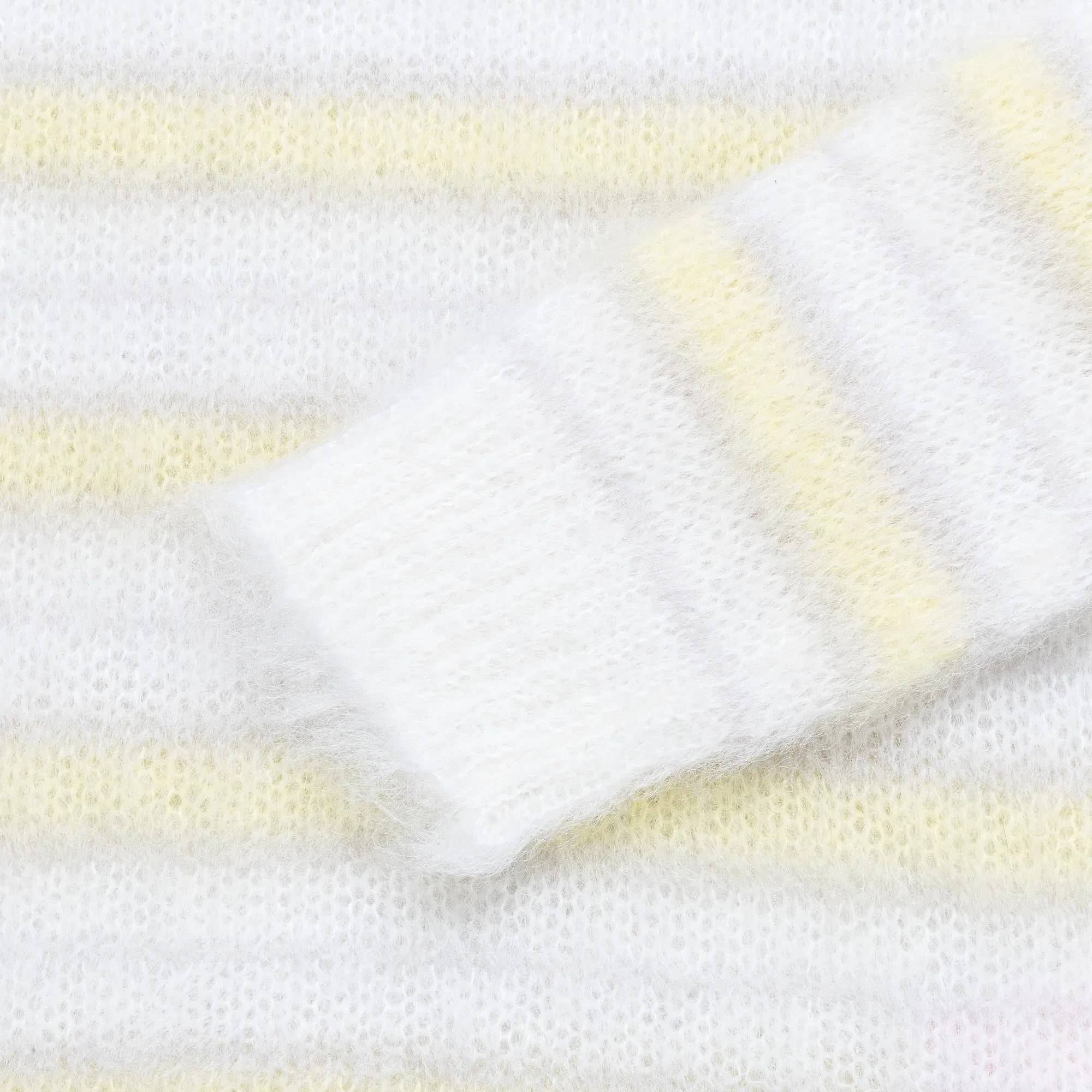 Marni Striped Mohair Sweater - Lily White