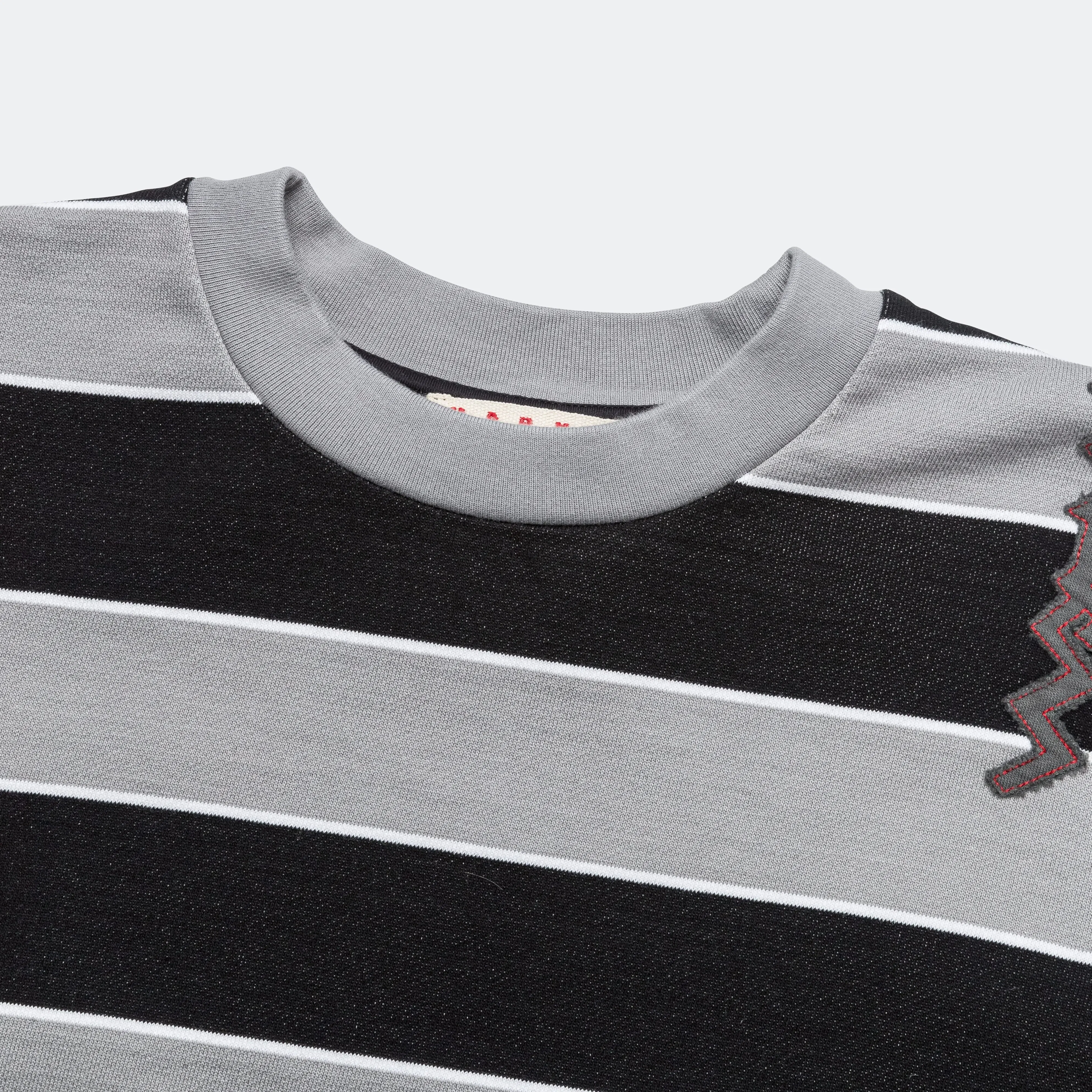 Marni Striped Sweatshirt - Grey/Black