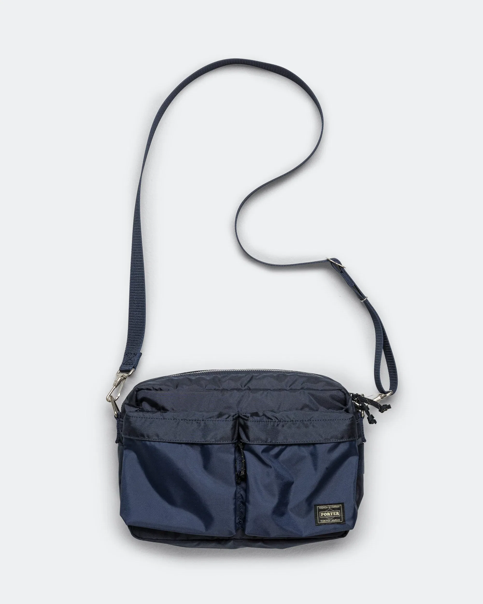 Porter-Yoshida & Co. Force Shoulder Bag (S) - Navy