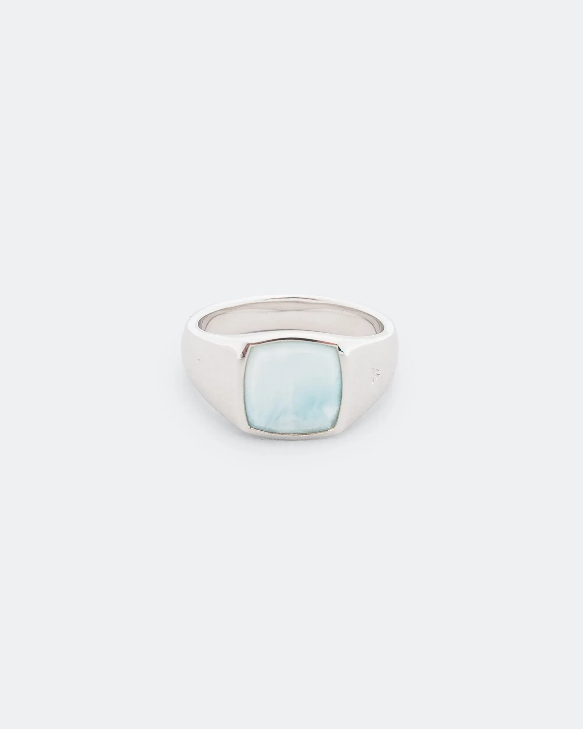 Tom Wood Kay Ring Ice Blue - Larimar/925 Silver