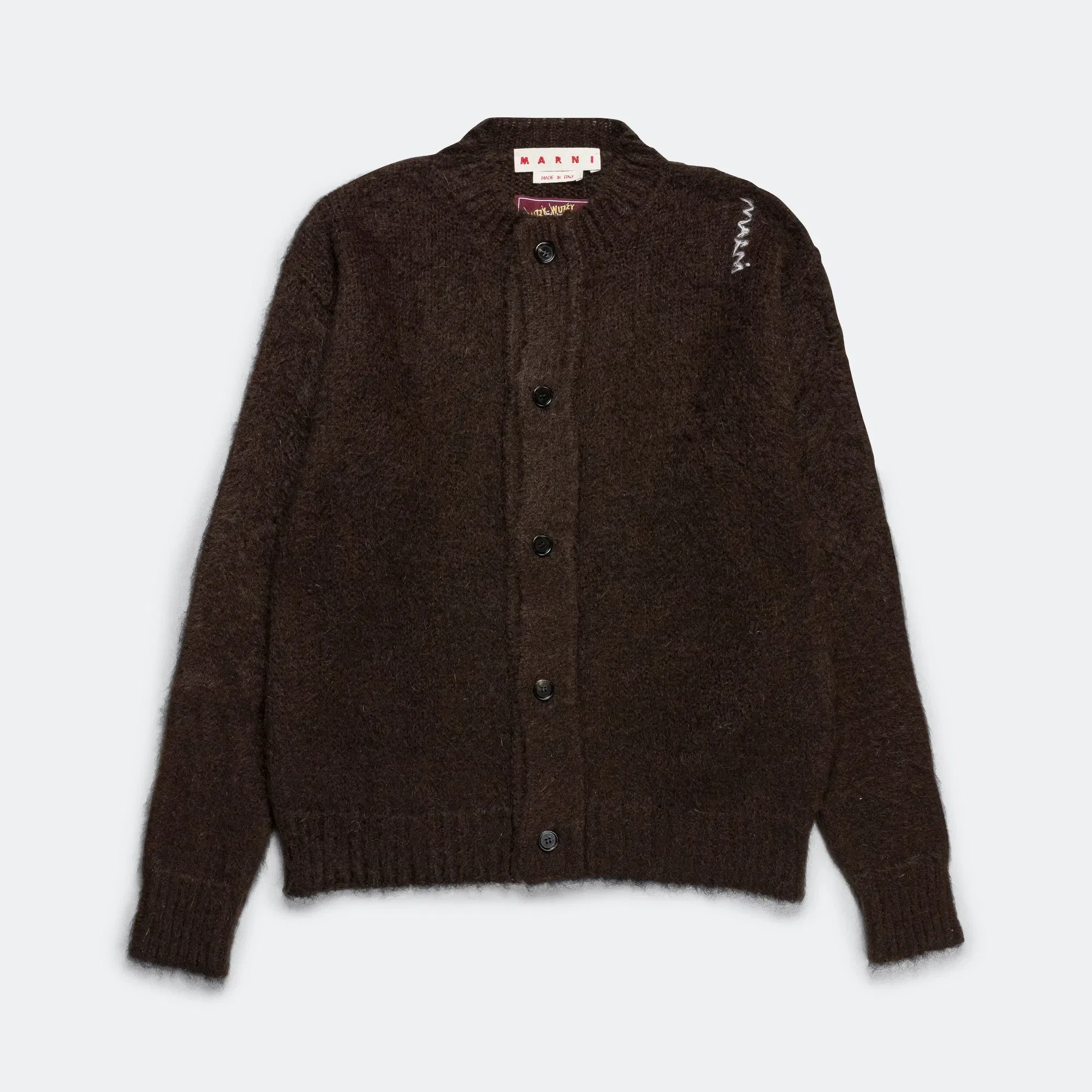 Marni Mohair Cardigan - Brown