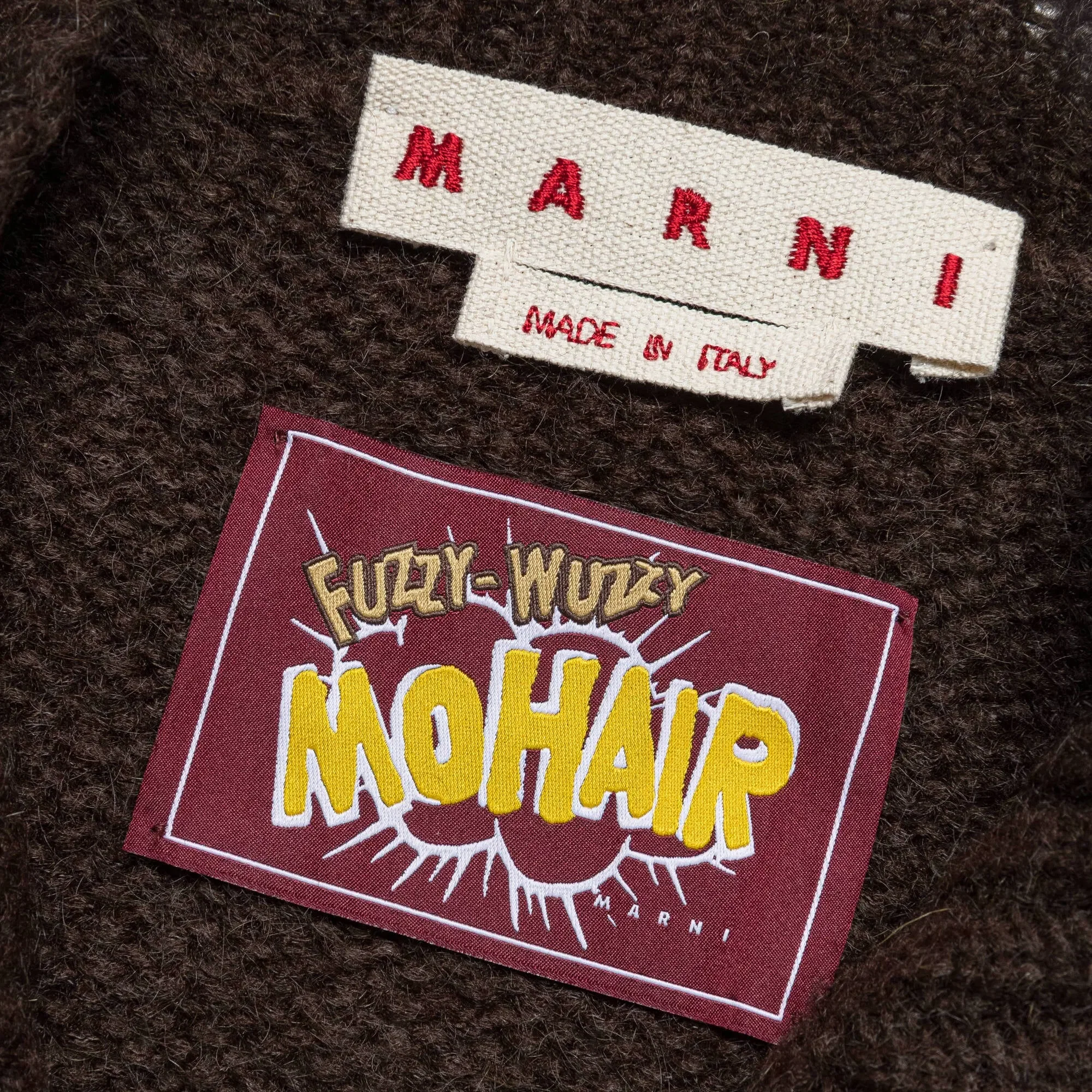 Marni Mohair Cardigan - Brown