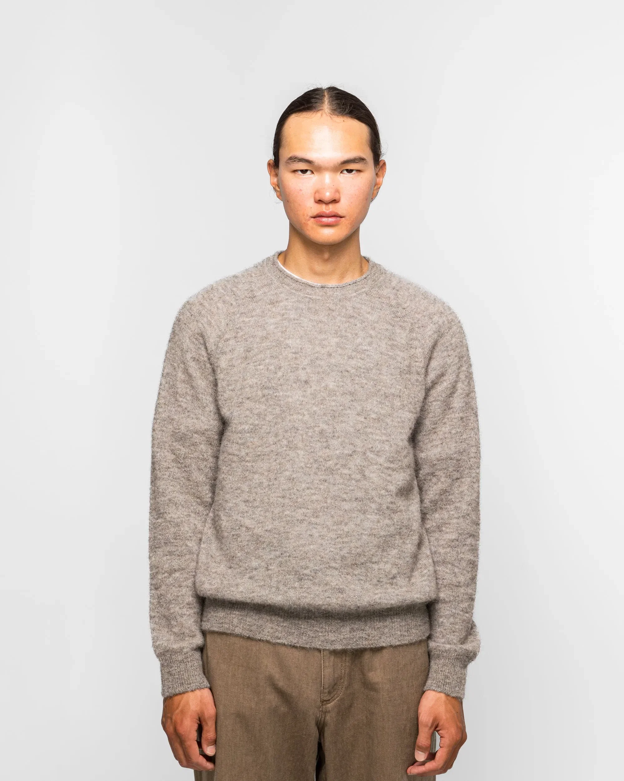 Norse Projects Nordrevik Baby Alpaca Sweater - Walnut