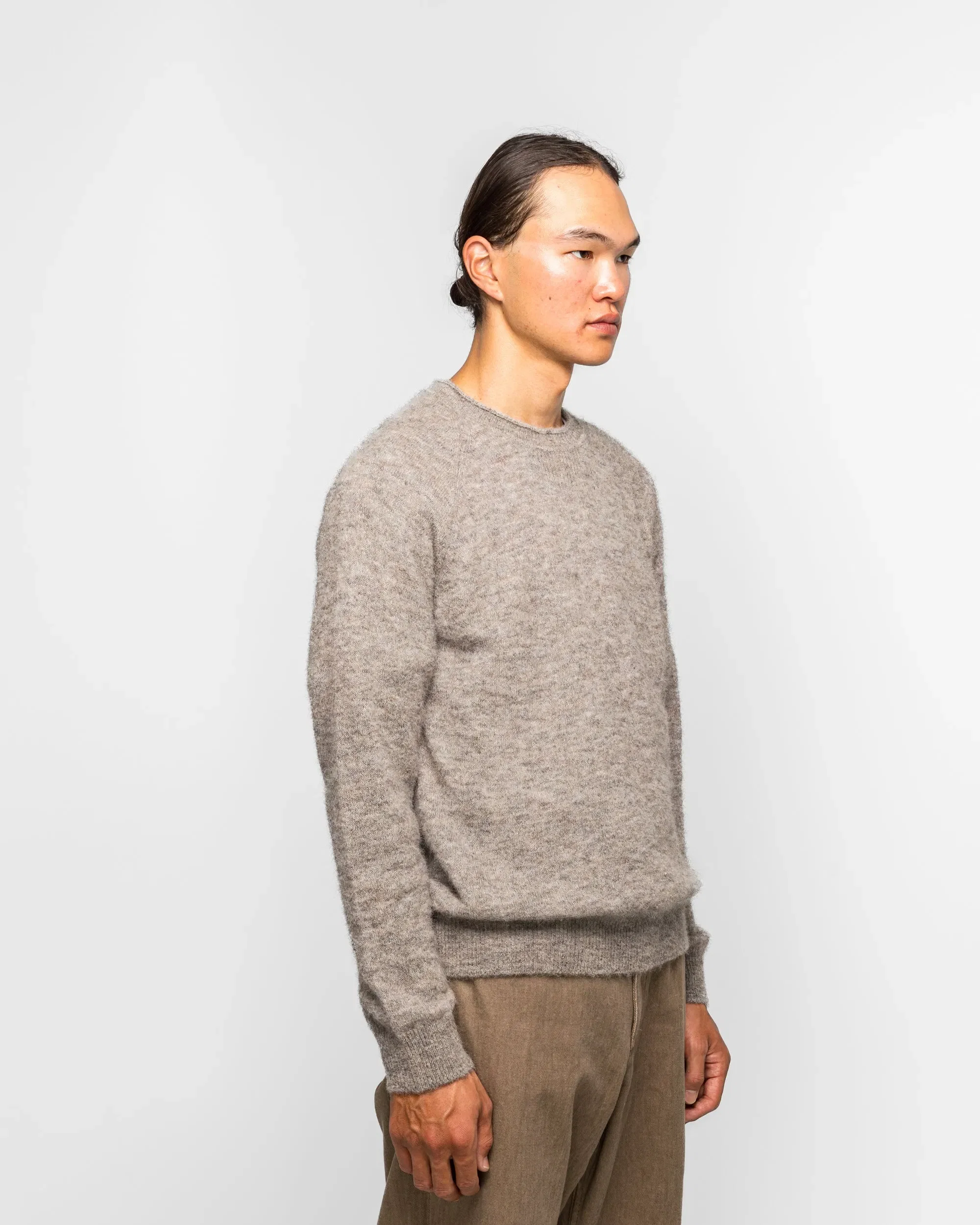 Norse Projects Nordrevik Baby Alpaca Sweater - Walnut