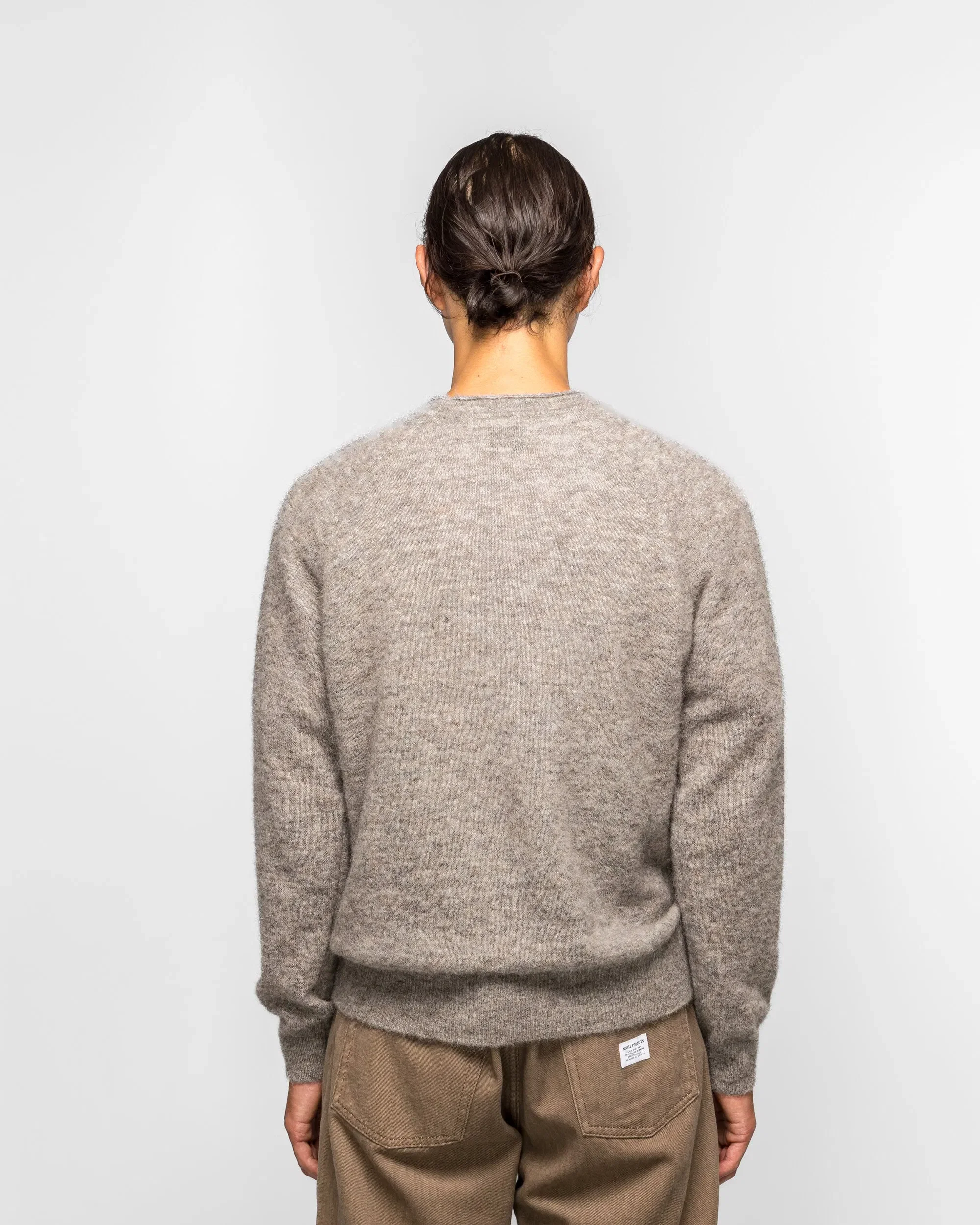 Norse Projects Nordrevik Baby Alpaca Sweater - Walnut