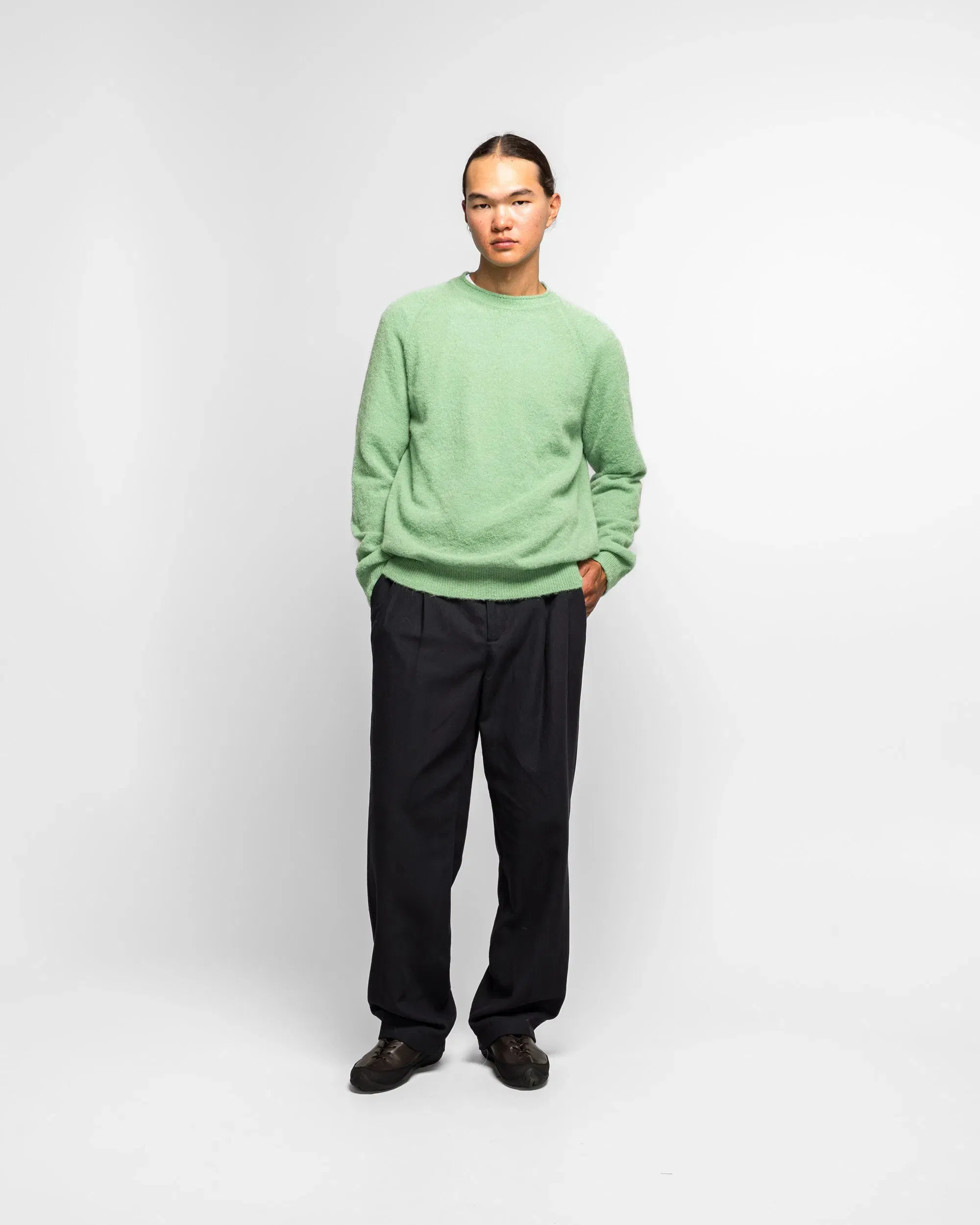 Norse Projects Nordrevik Baby Alpaca Sweater - Peapod